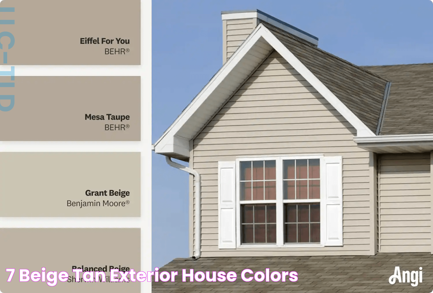 7 Beige Tan Exterior House Colors