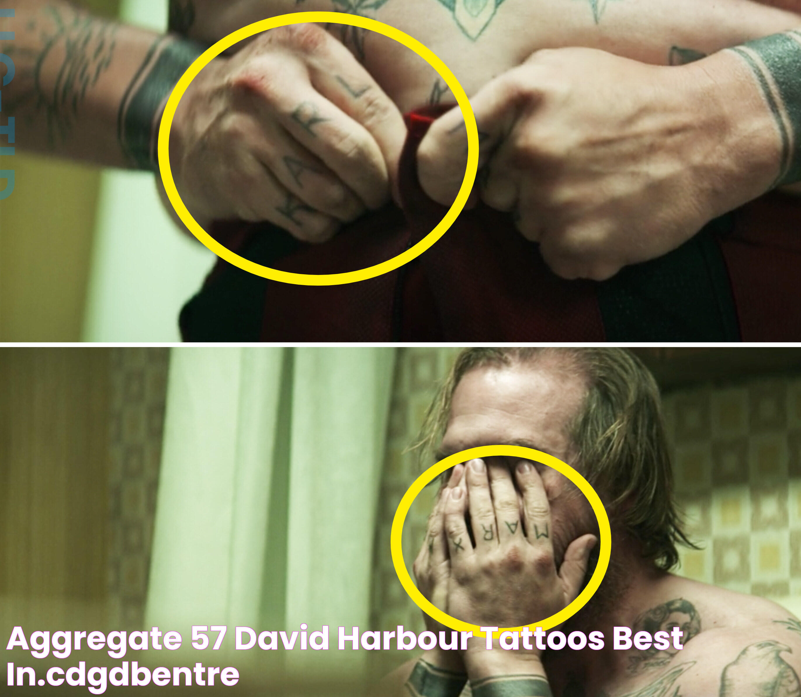 Aggregate 57+ david harbour tattoos best in.cdgdbentre