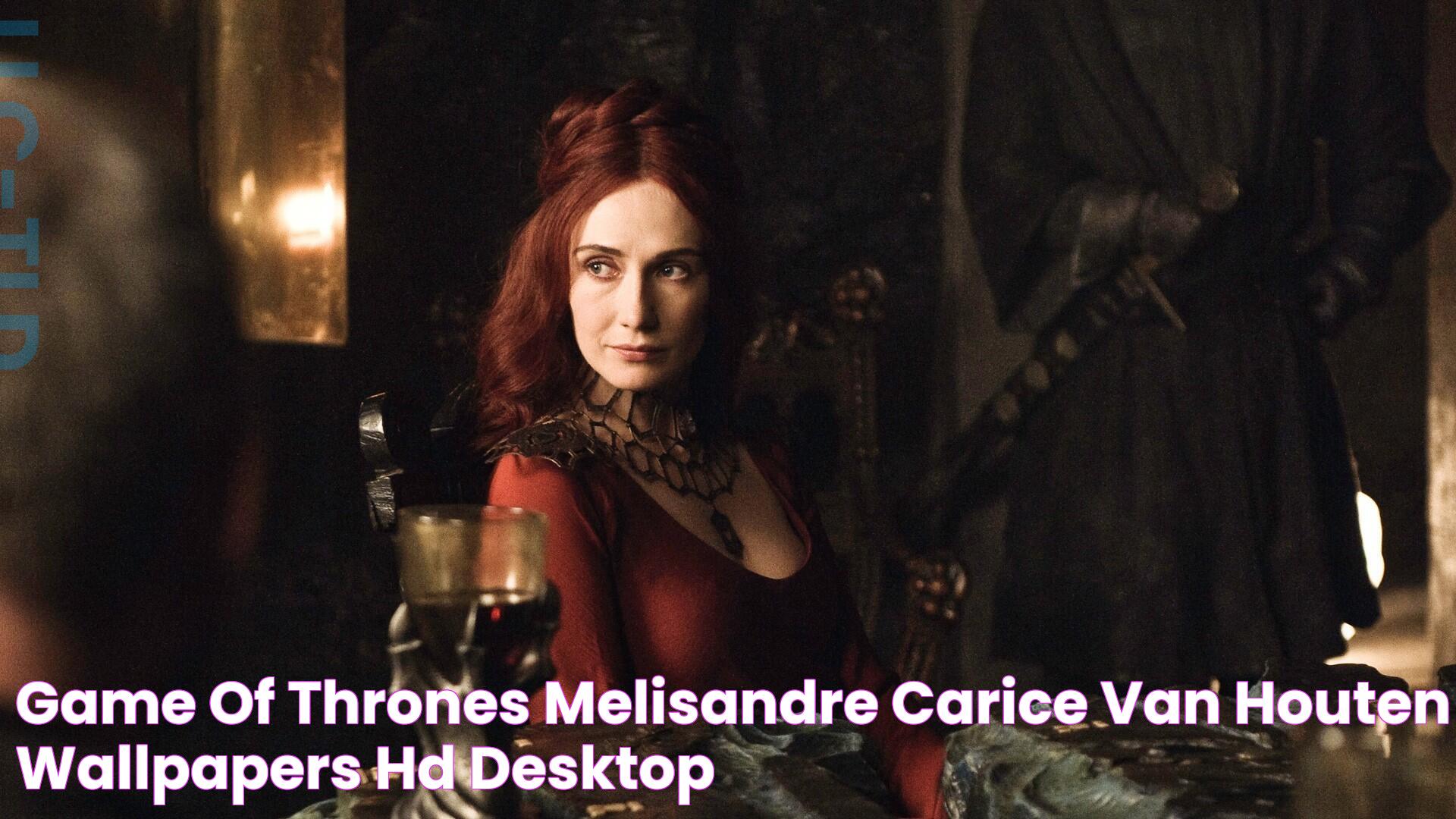 Carice Van Houten's Earnings From Game Of Thrones: A Closer Look