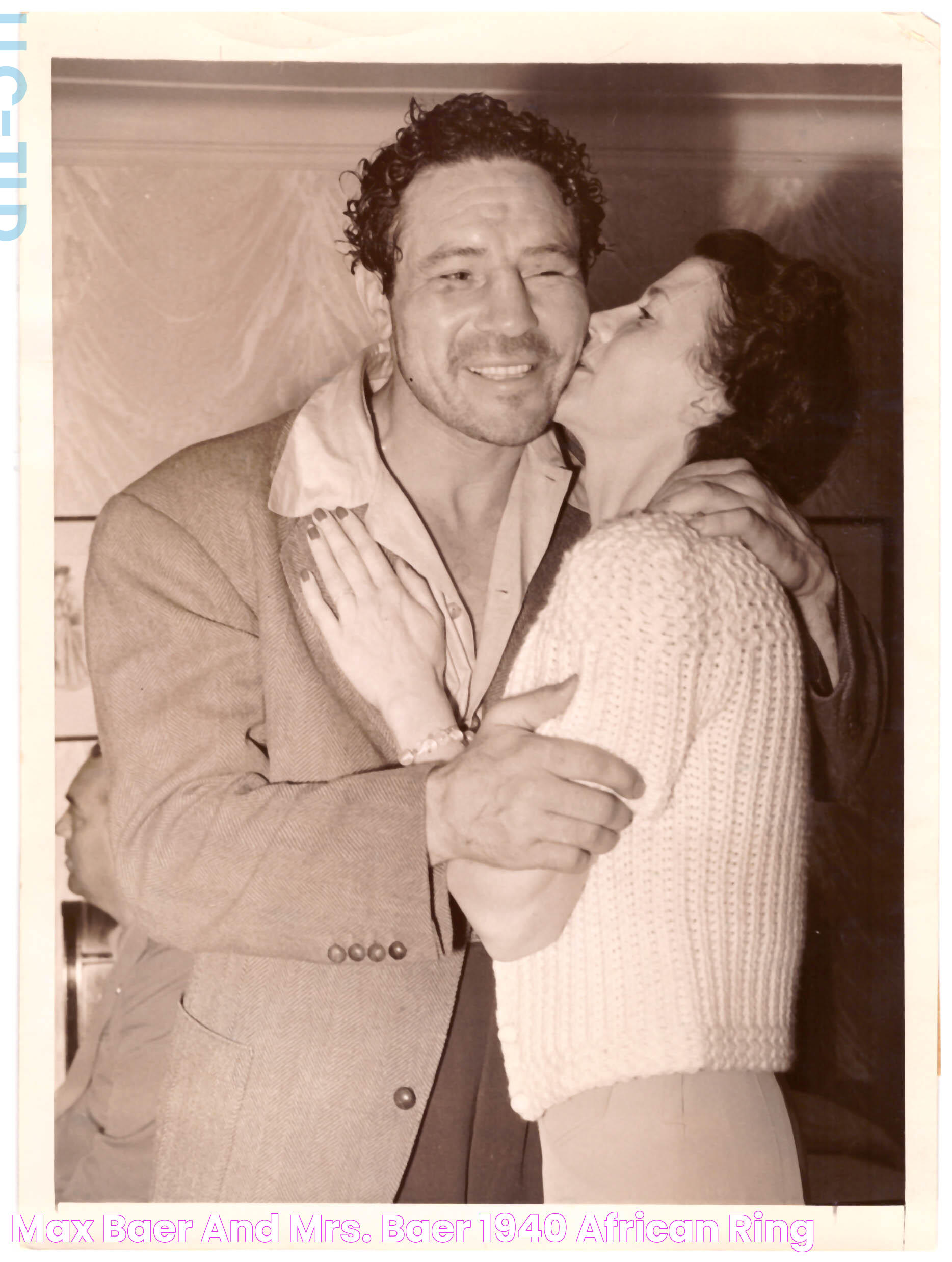 Max Baer and Mrs. Baer 1940 African Ring