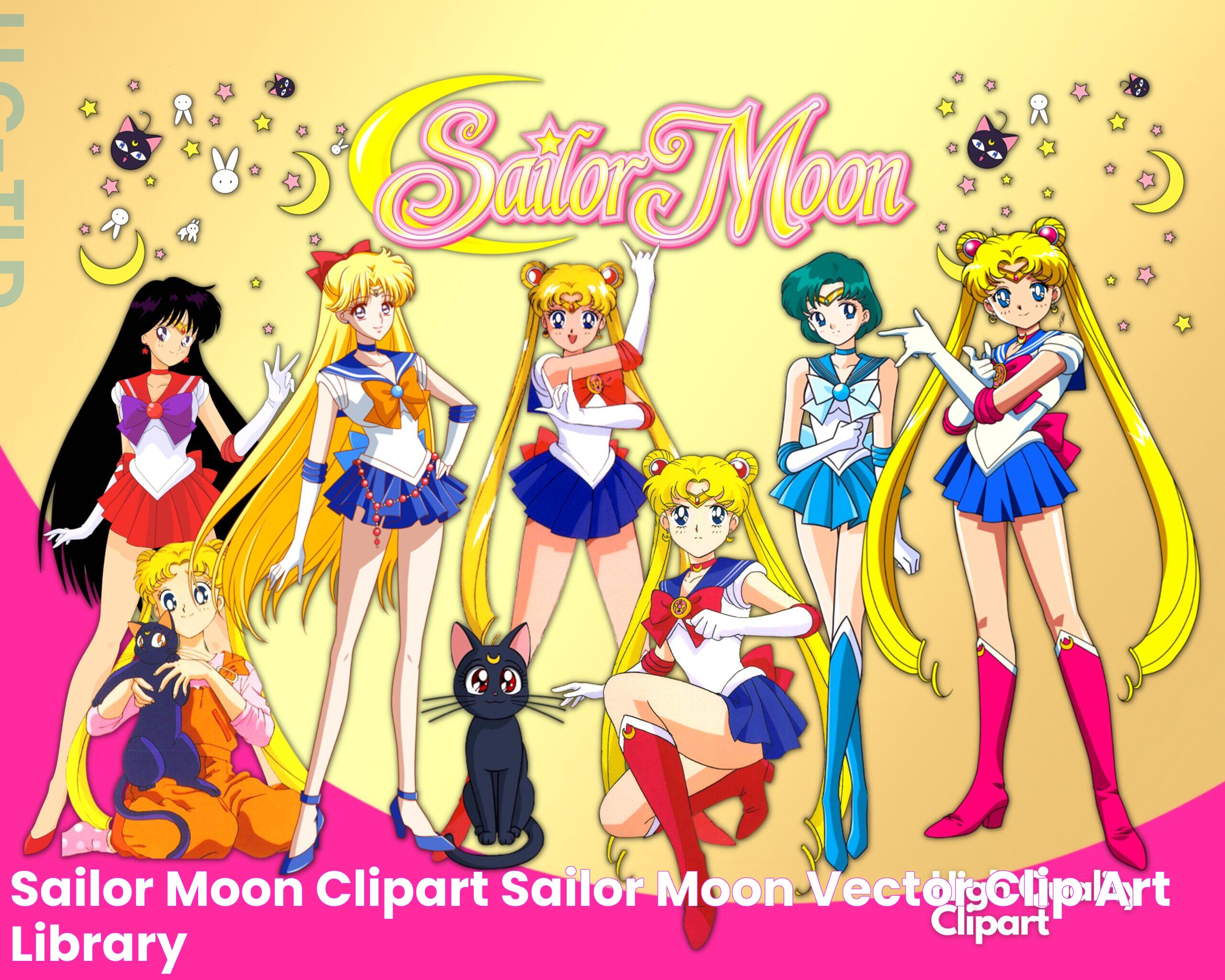 Sailor Moon Clipart Sailor Moon Vector Clip Art Library