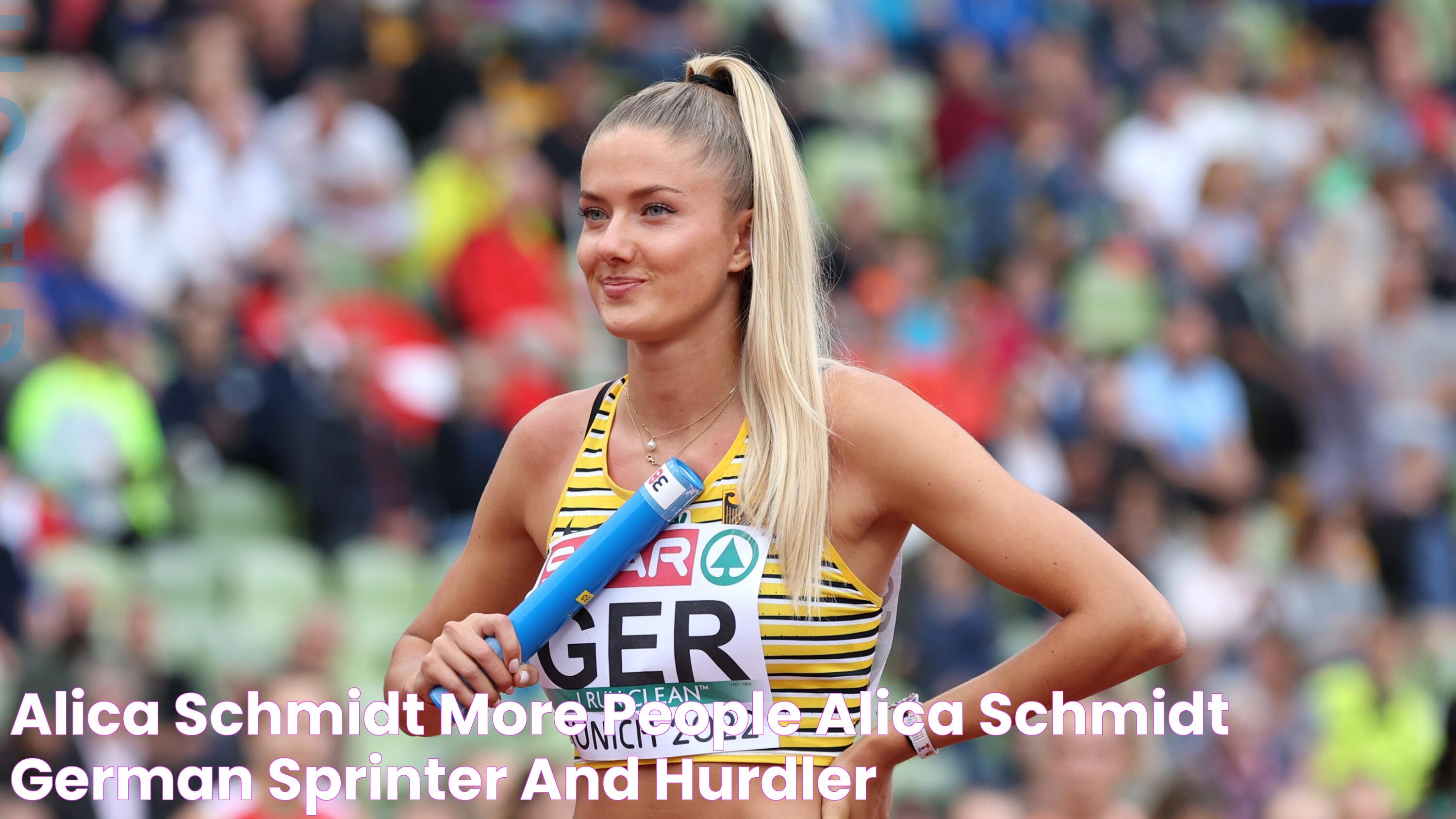 Alica Schmidt More People Alica Schmidt German Sprinter And Hurdler