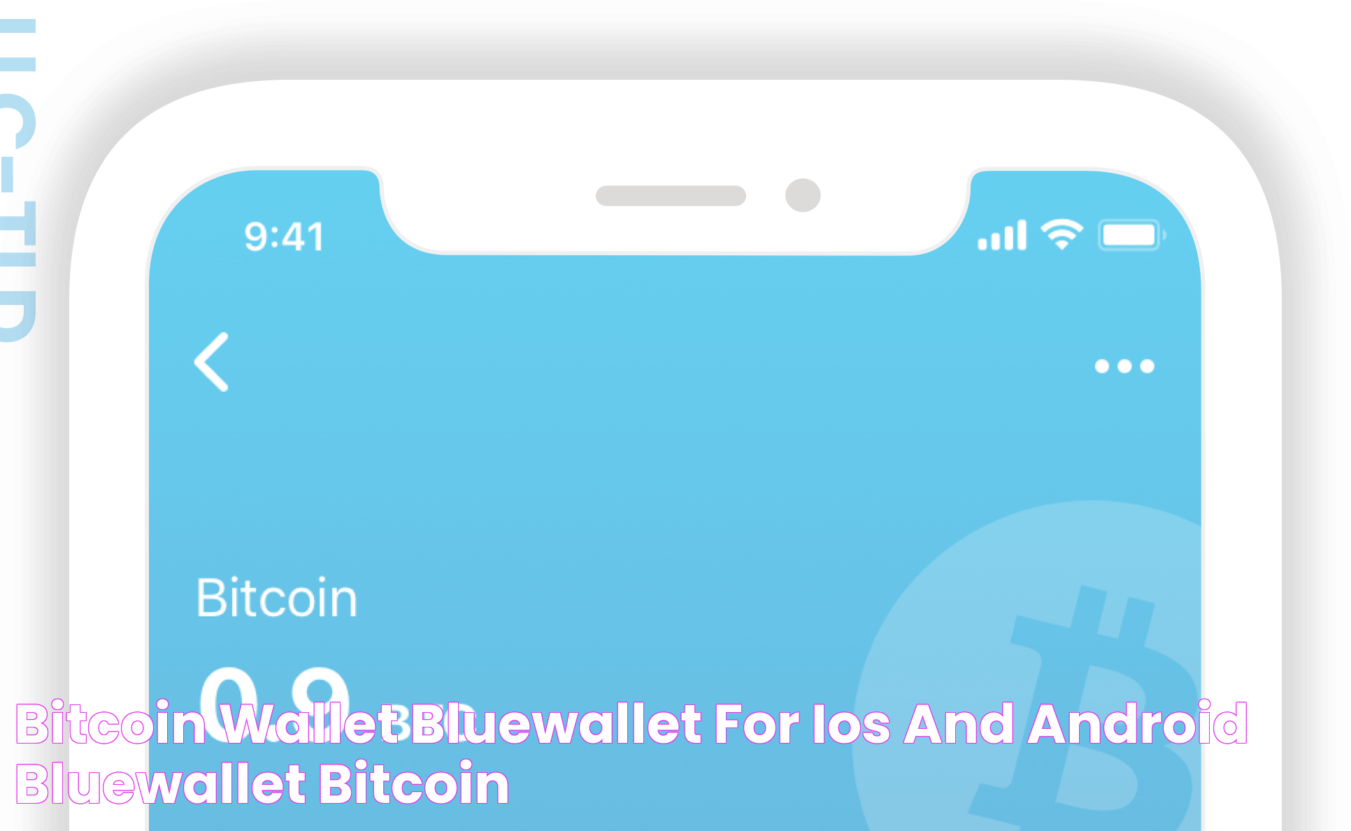 Bitcoin Wallet Bluewallet for iOS and Android BlueWallet Bitcoin