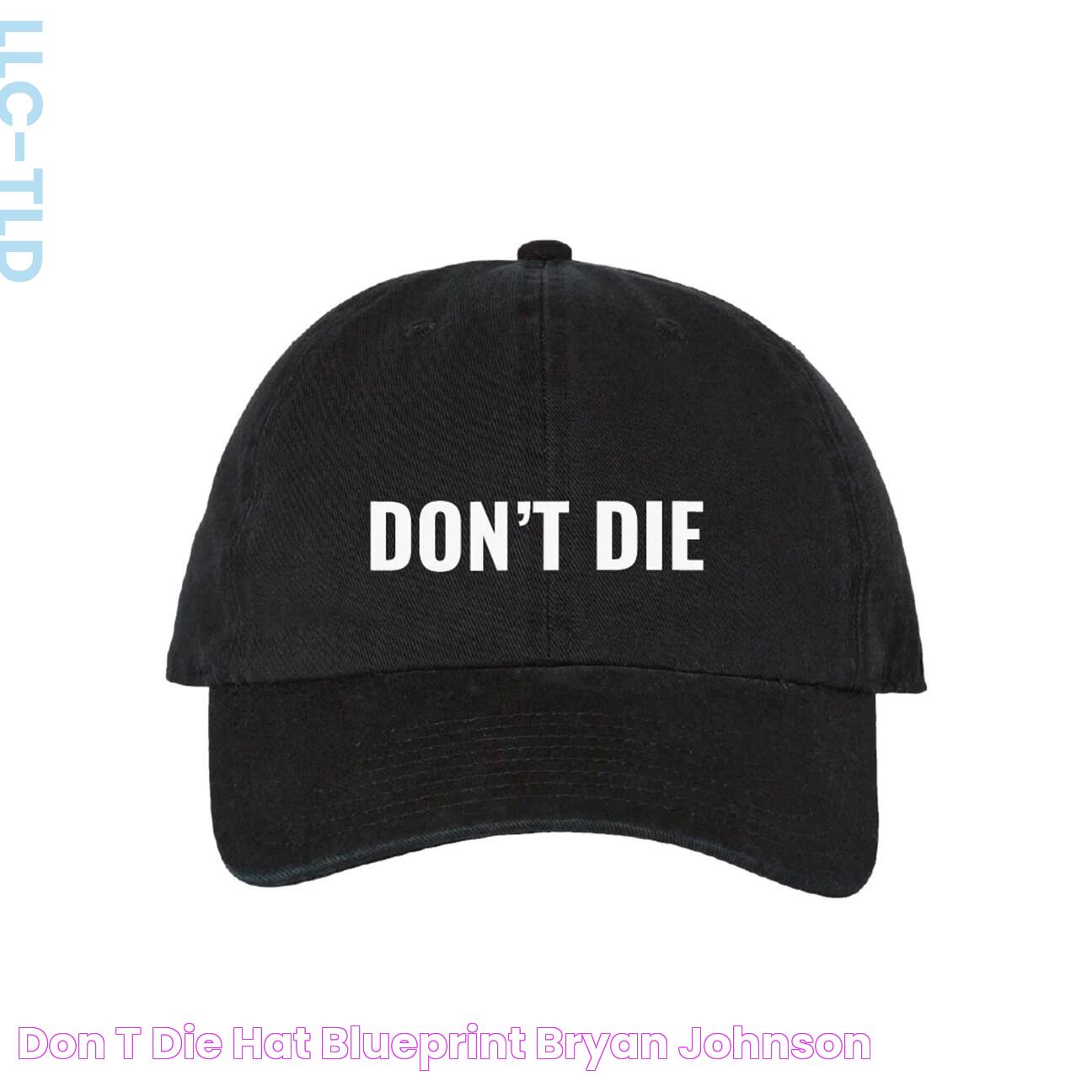 Don't Die Hat Blueprint Bryan Johnson