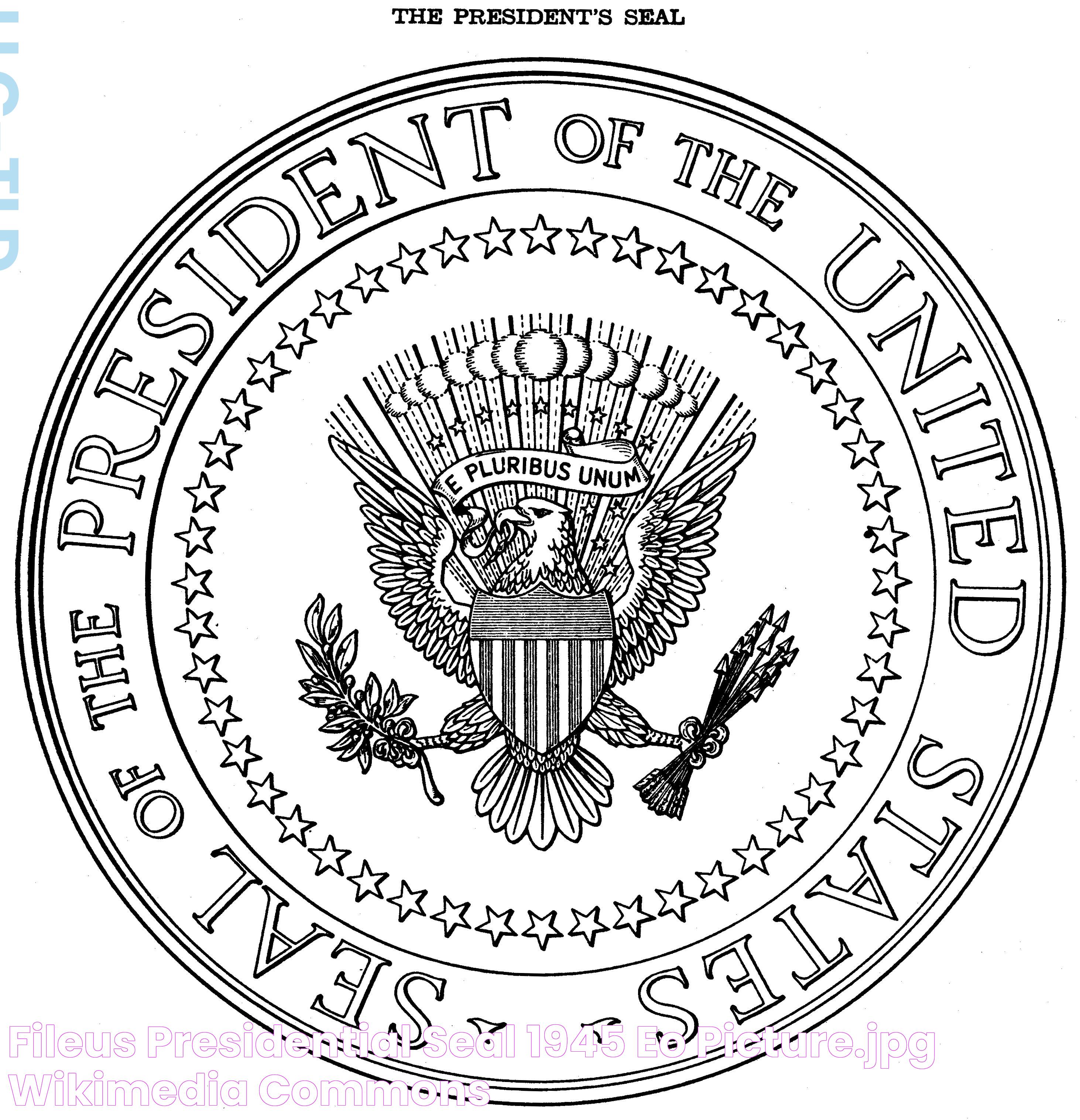 FileUS Presidential Seal 1945 EO picture.jpg Wikimedia Commons