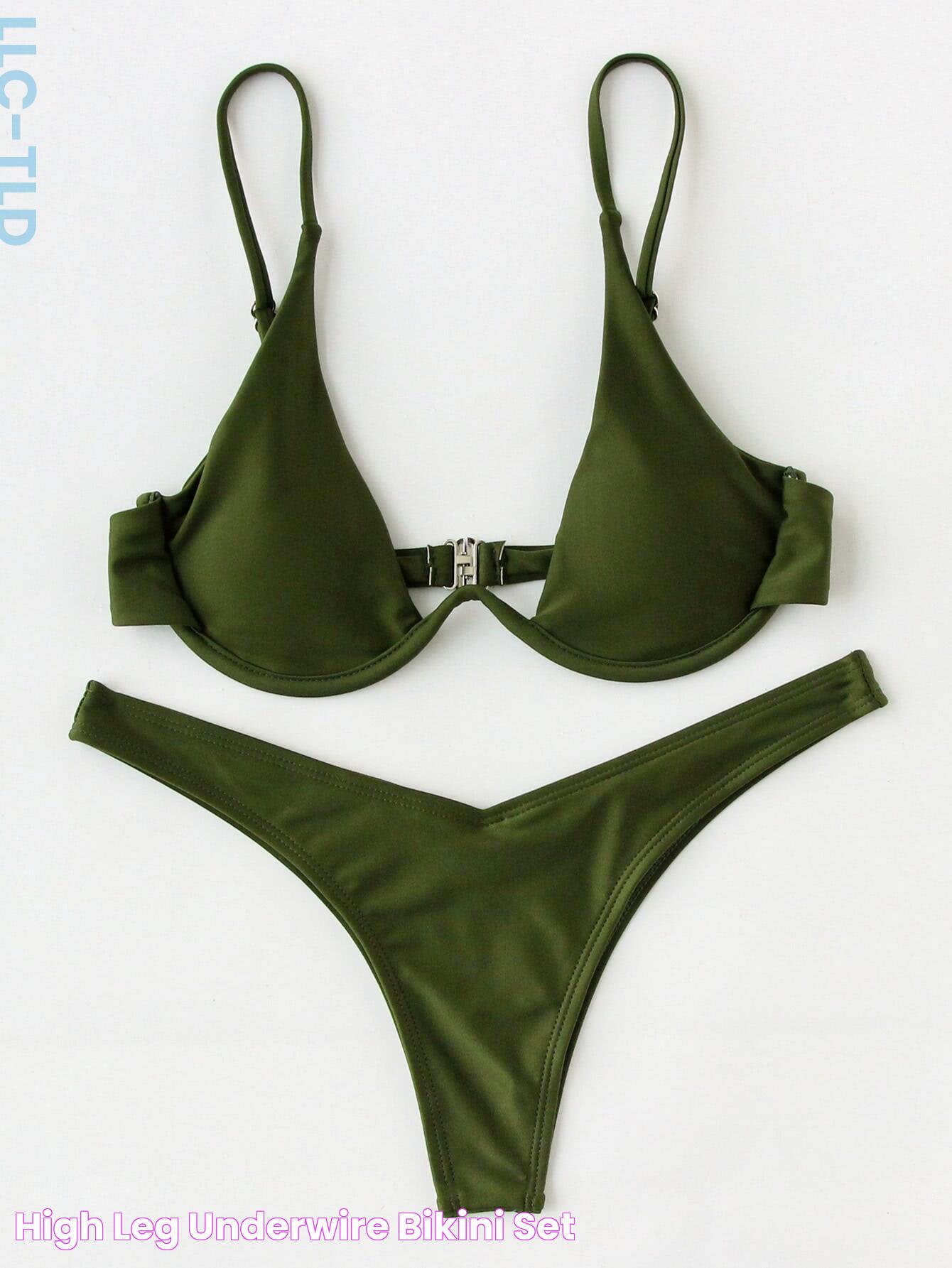 High Leg Underwire Bikini Set