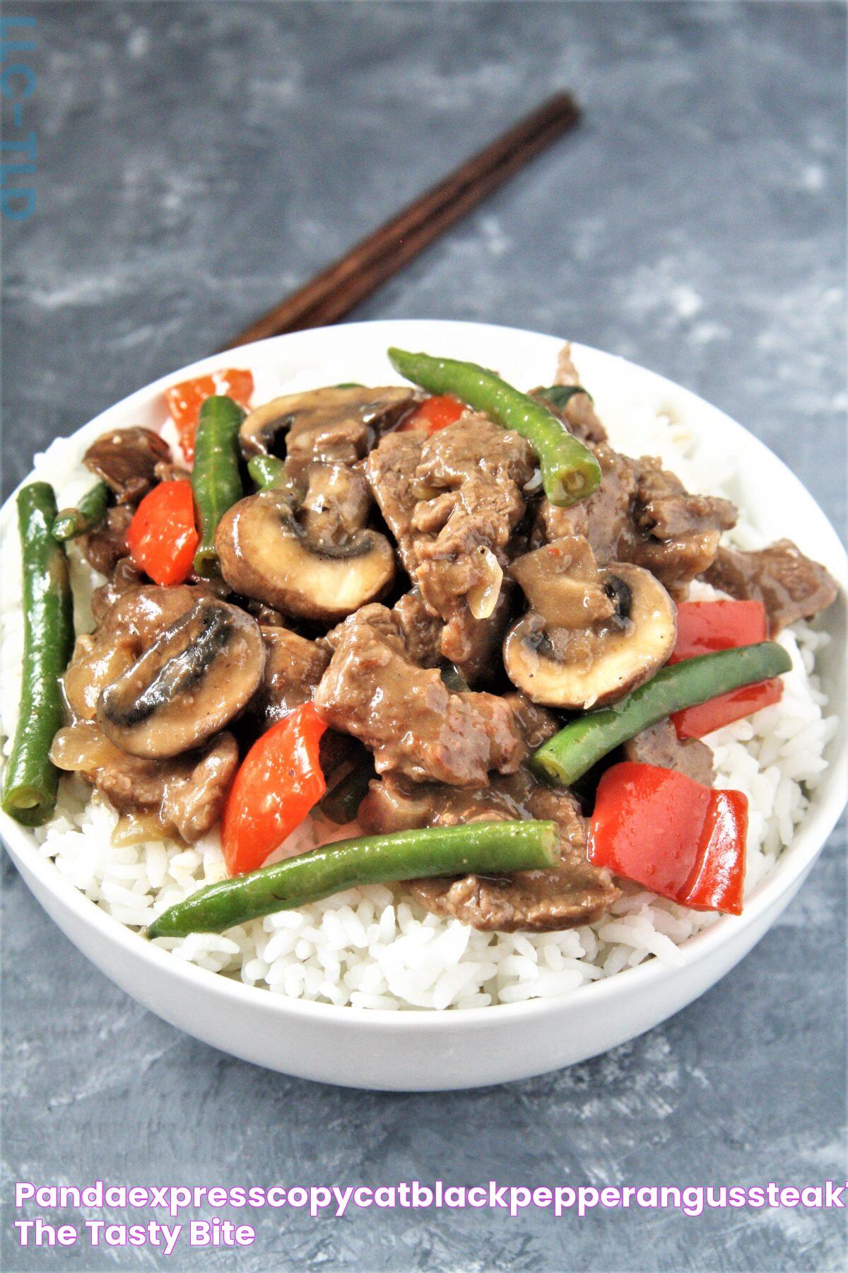 Delectable Delight: Panda Express Black Pepper Angus Steak