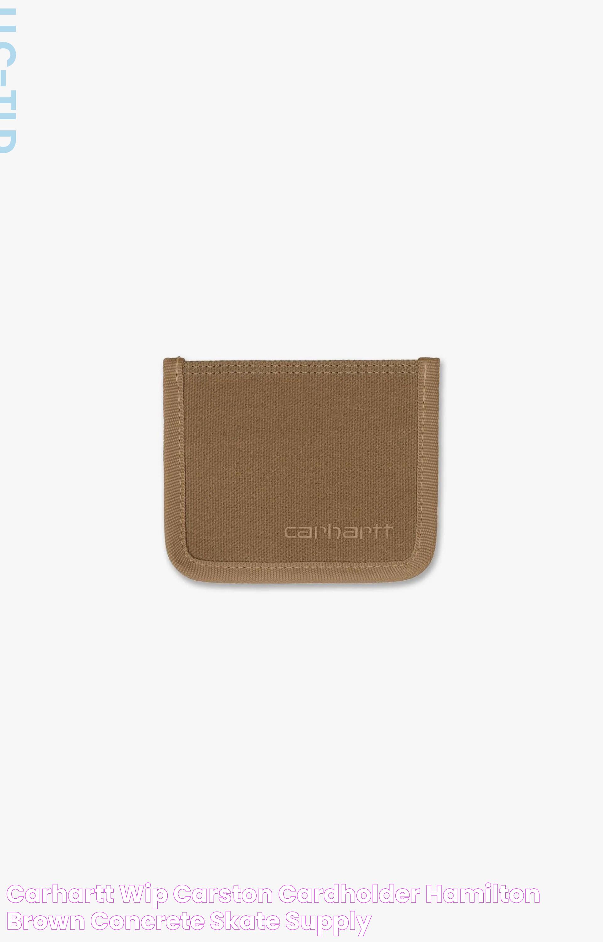 Carhartt WIP Carston Cardholder, Hamilton Brown Concrete Skate Supply