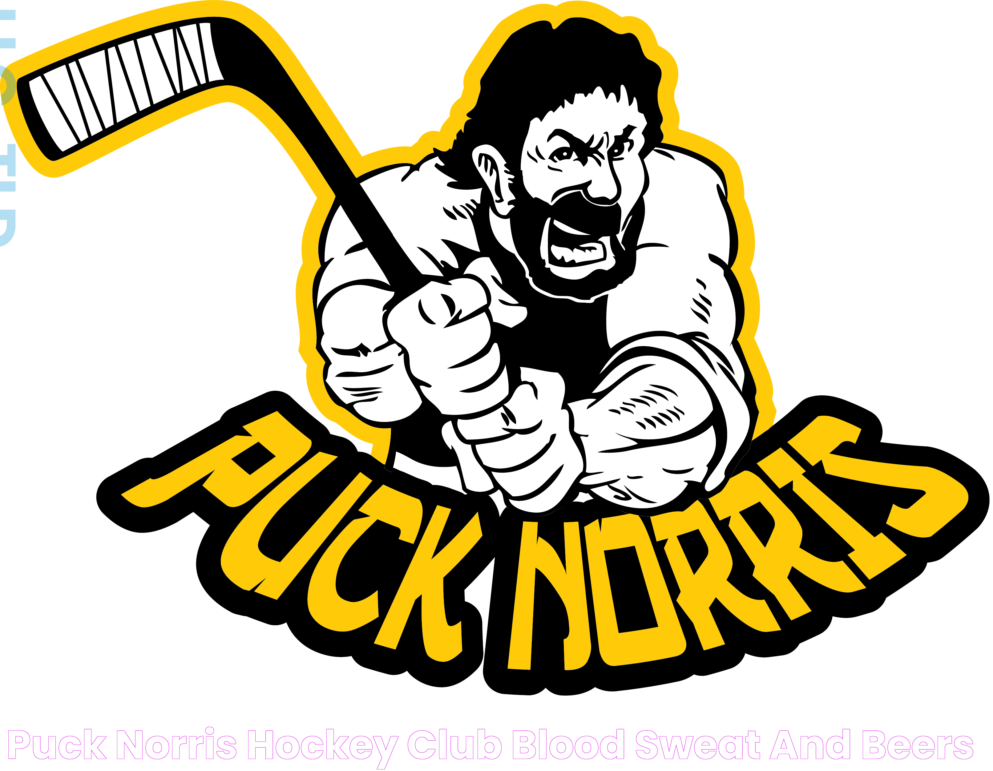 Puck Norris Hockey Club Blood Sweat and Beers