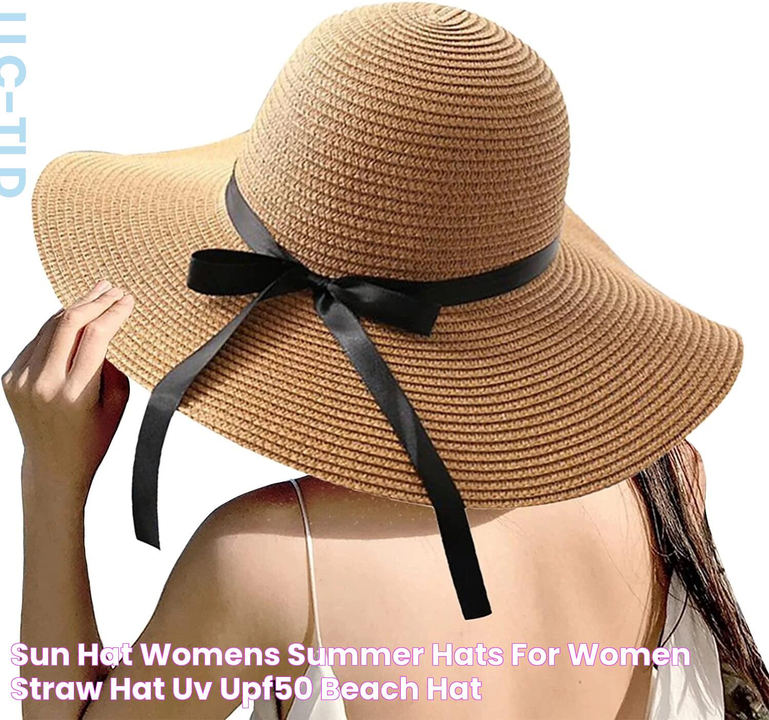 Sun Hat Womens Summer Hats for Women Straw Hat UV UPF50 Beach Hat