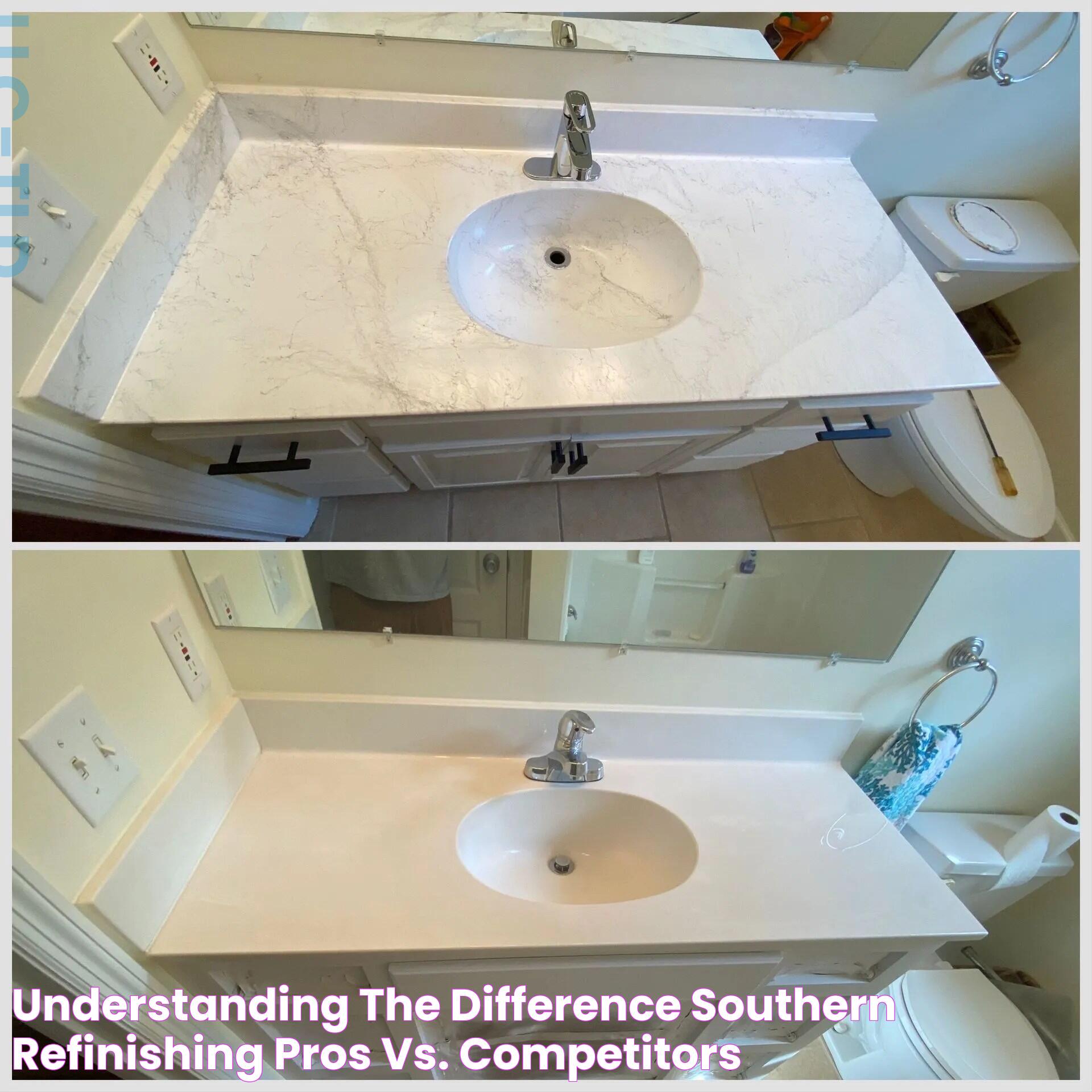 Understanding the Difference Southern Refinishing Pros vs. Competitors