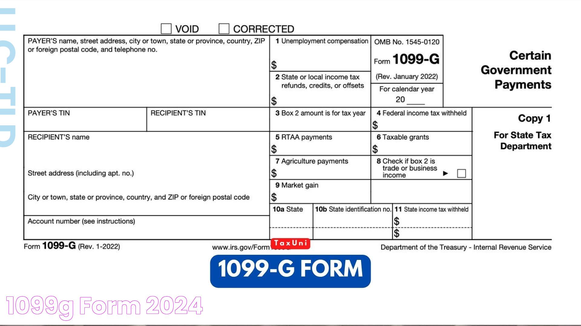 1099G Form 2024