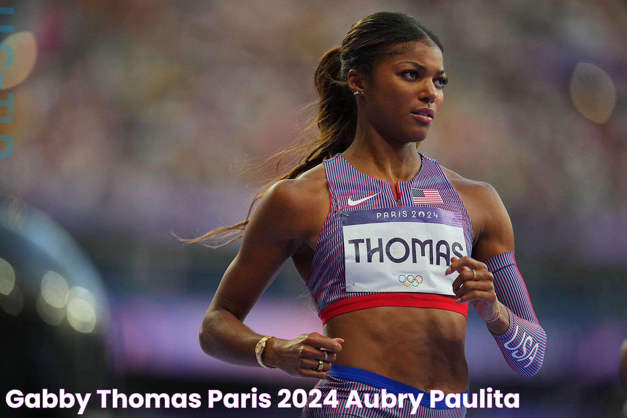 Gabby Thomas Paris 2024 Aubry Paulita