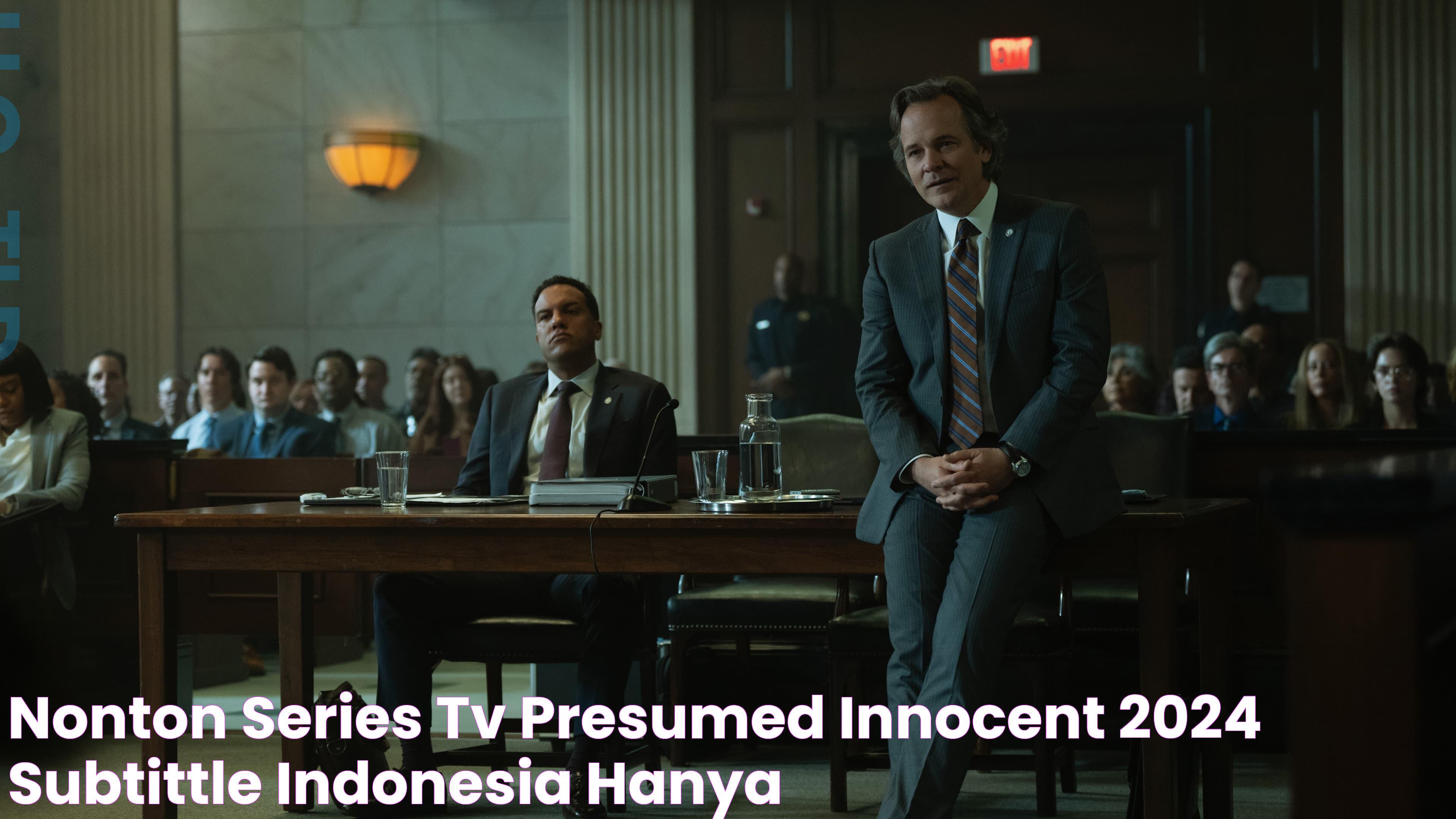 Nonton Series TV Presumed Innocent (2024) Subtittle Indonesia Hanya