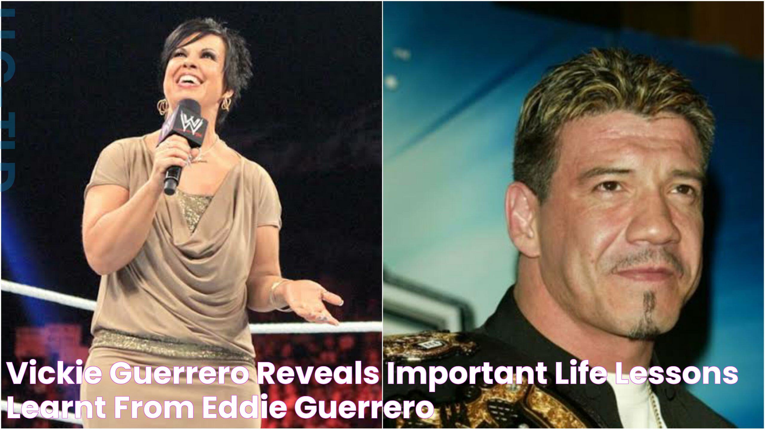 Vickie Guerrero reveals important life lessons learnt from Eddie Guerrero