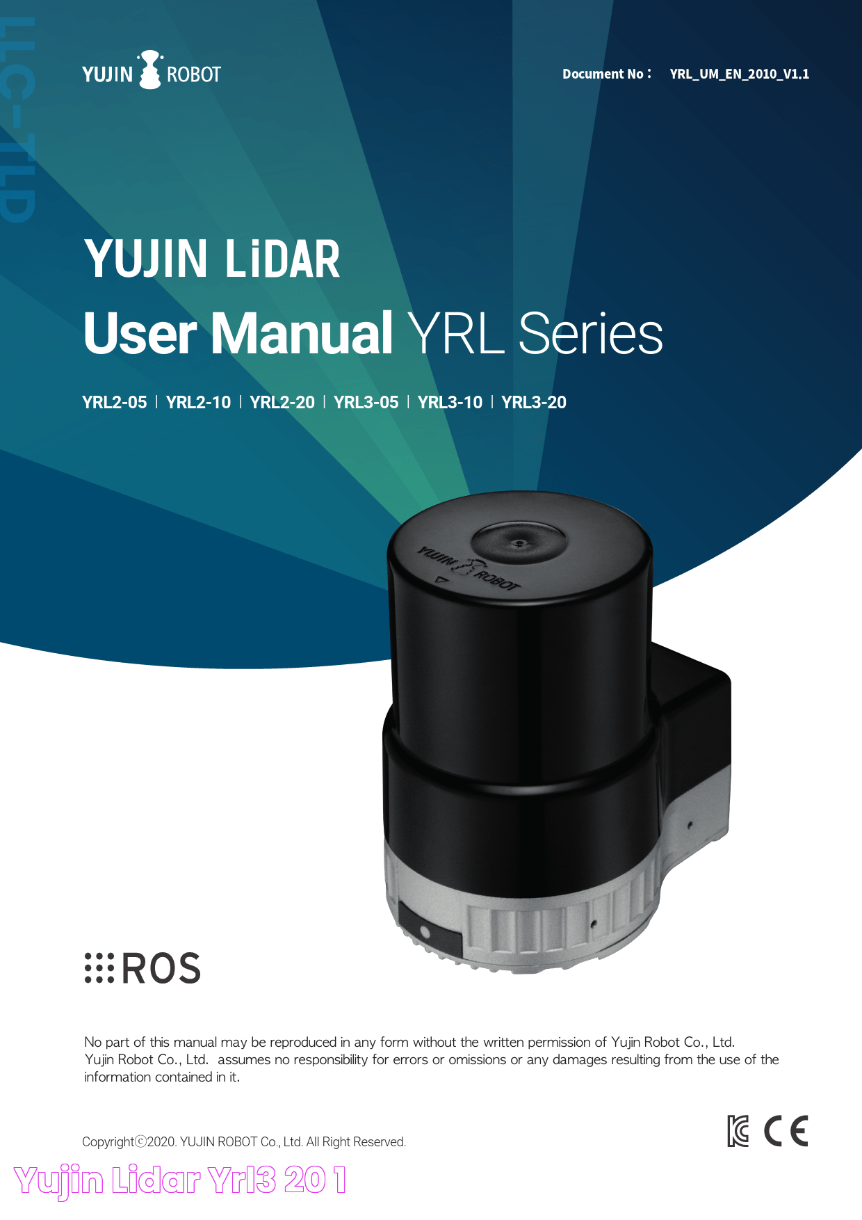 Yujin Lidar YRL3 20