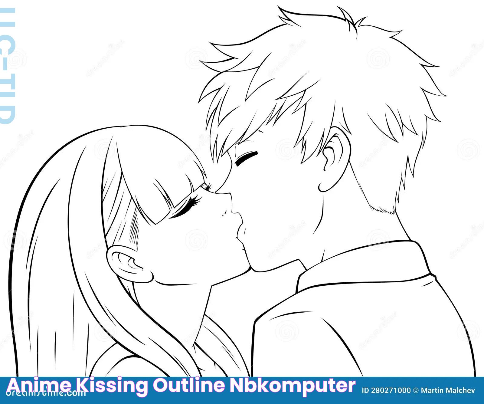 Anime Kissing Outline NBKomputer