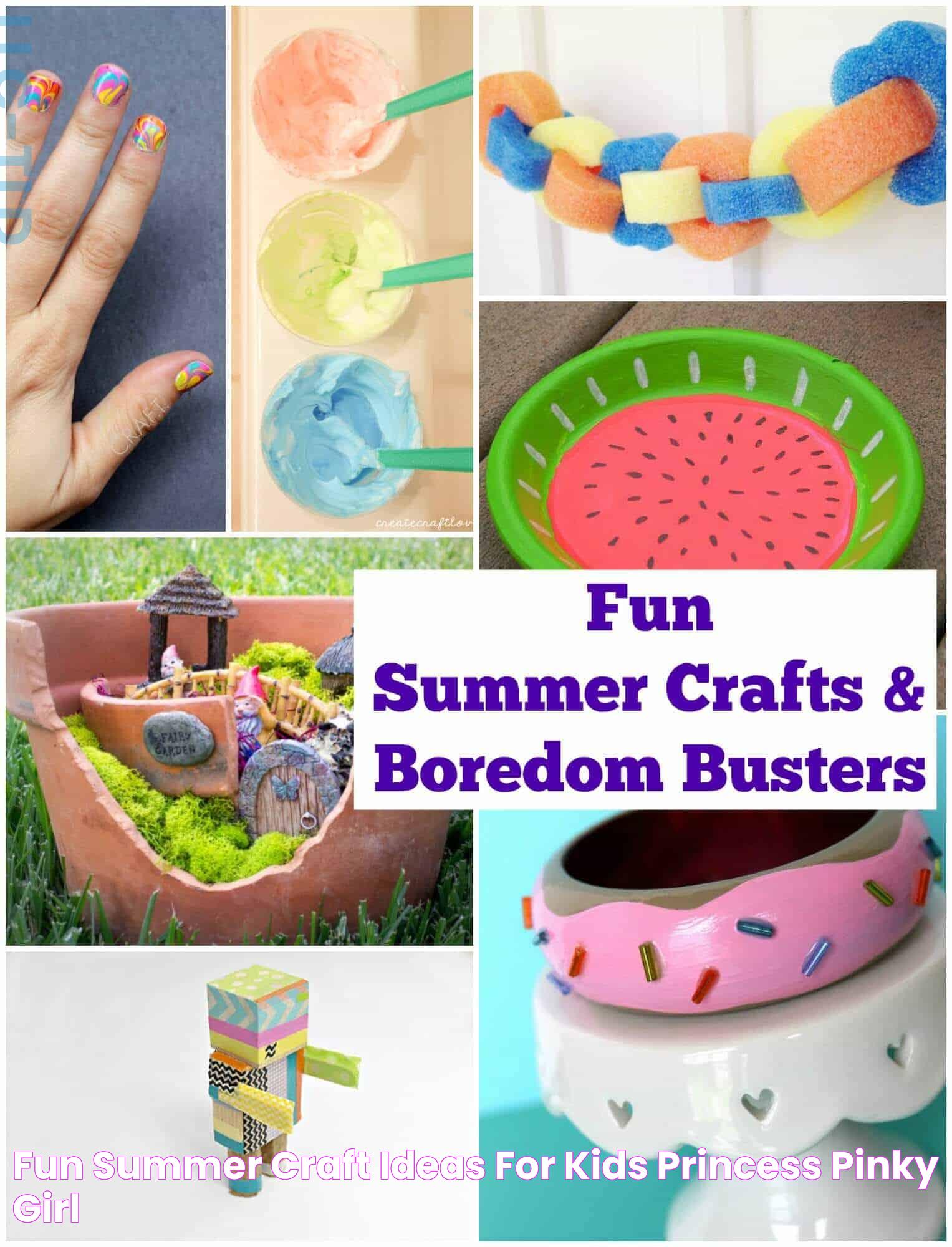 Fun Summer Craft Ideas for Kids Princess Pinky Girl