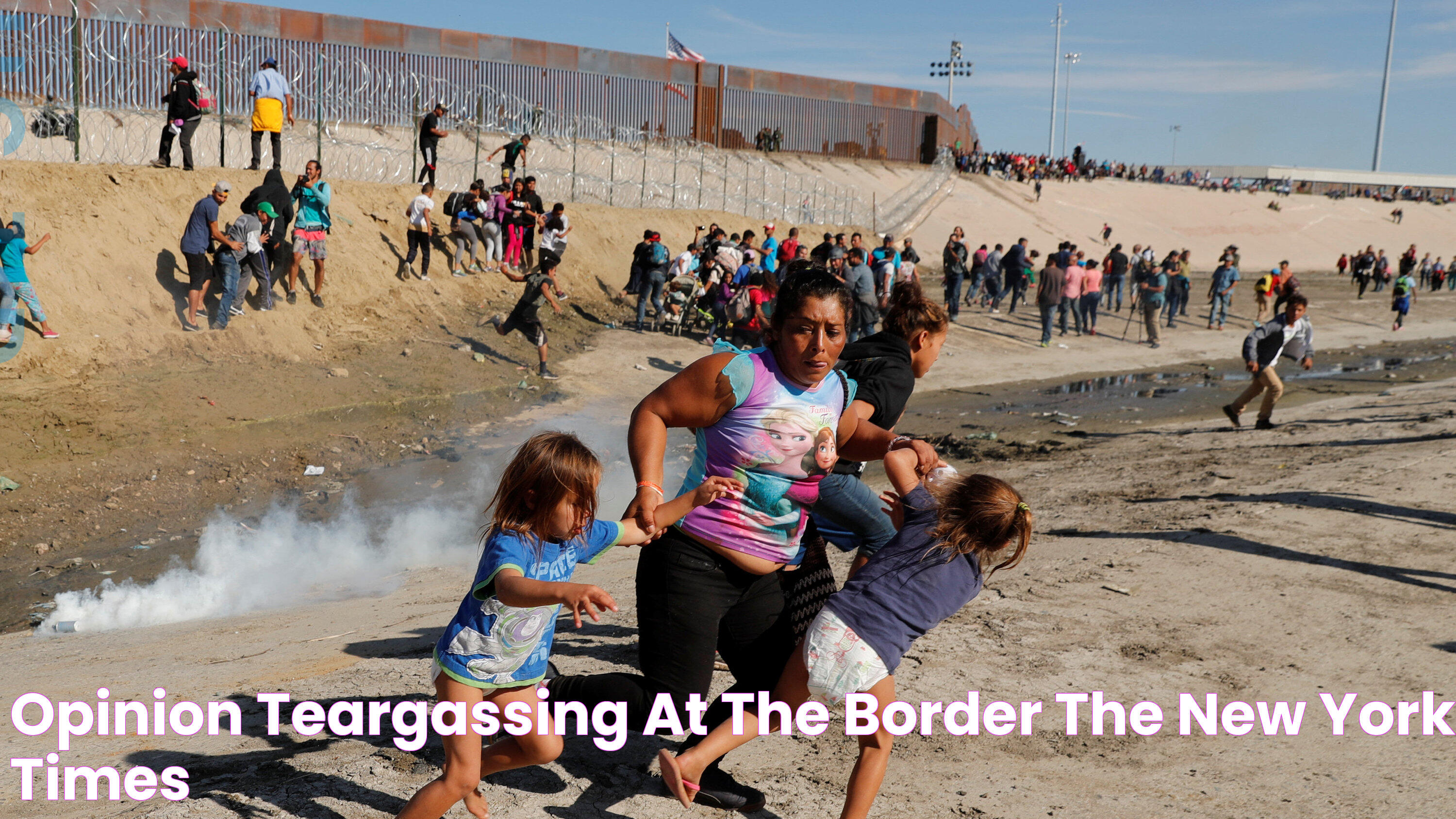 Opinion TearGassing at the Border The New York Times