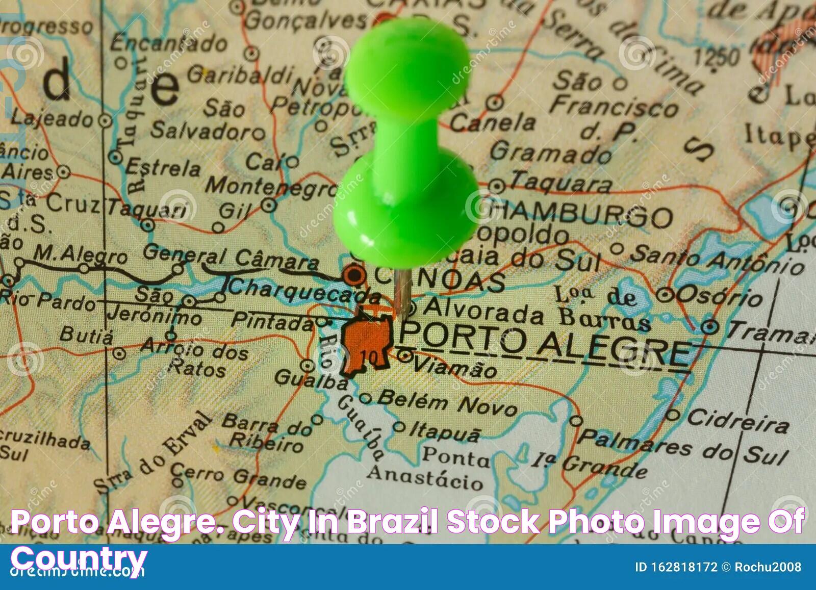 Porto Alegre. City in Brazil Stock Photo Image of country