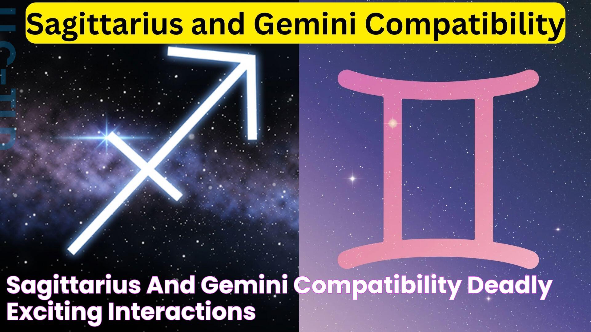 Gemini And Sagittarius Compatibility Percentage: Love And Life