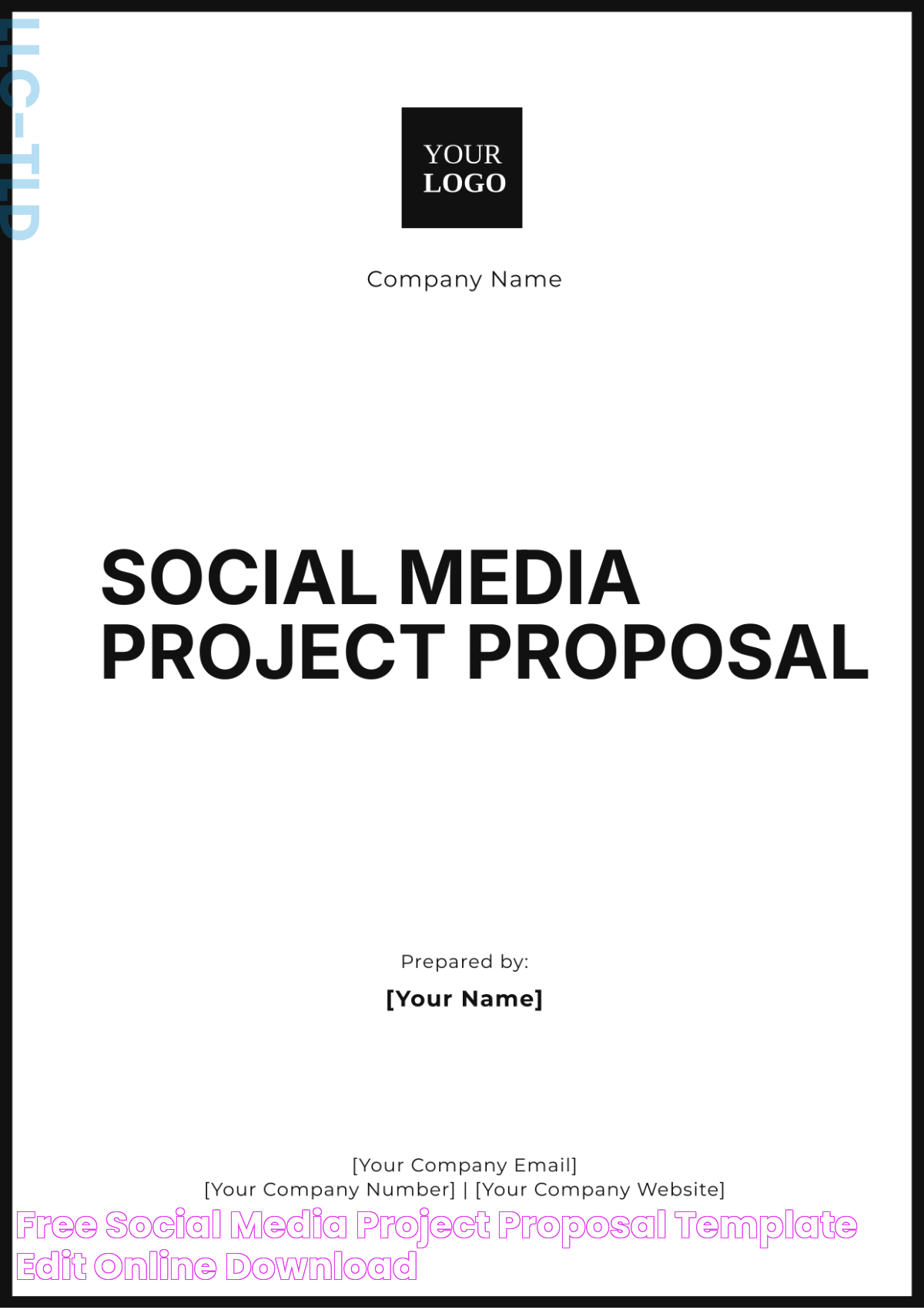 Free Social Media Project Proposal Template Edit Online & Download