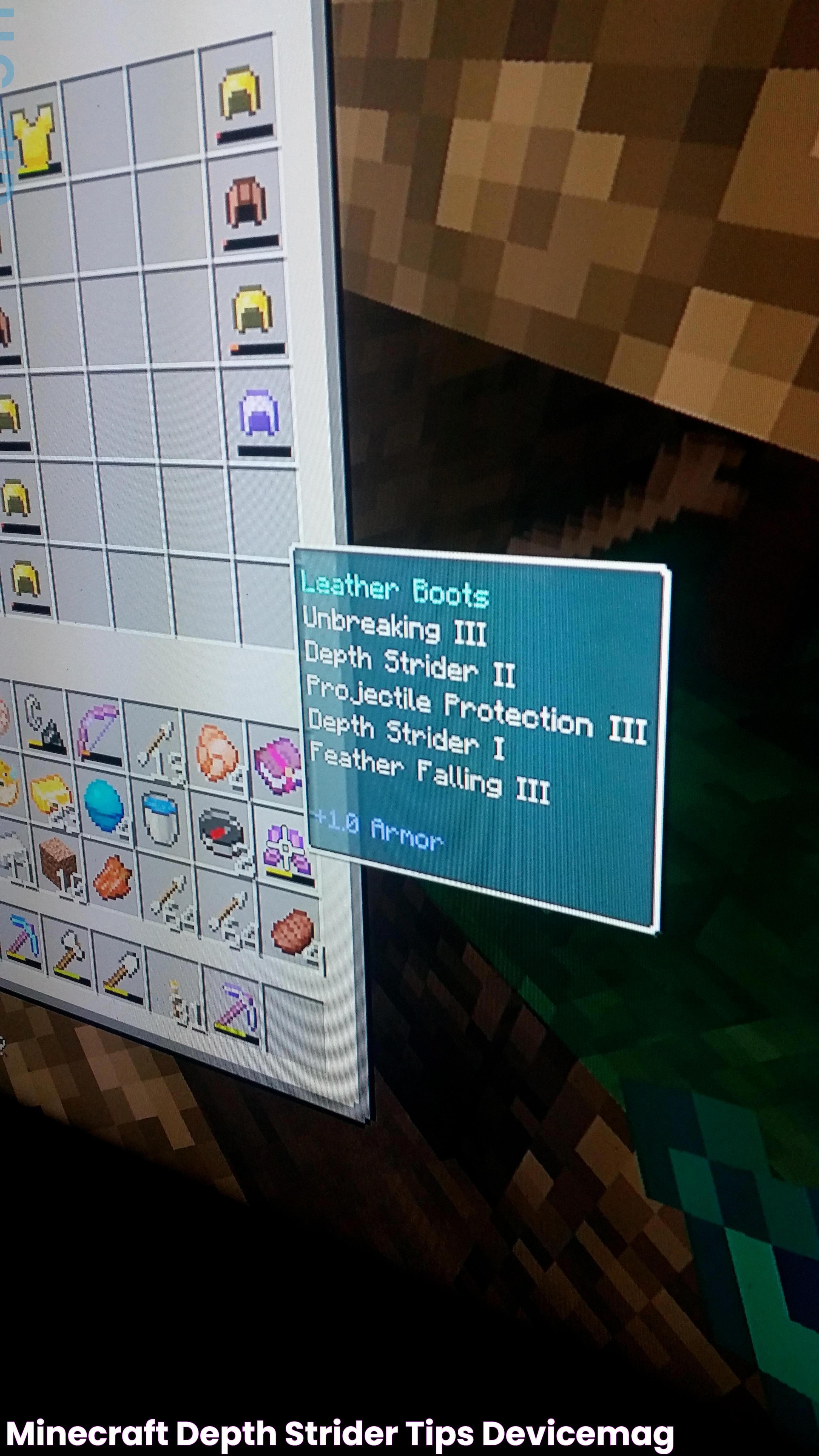 Minecraft Depth Strider Tips DeviceMAG