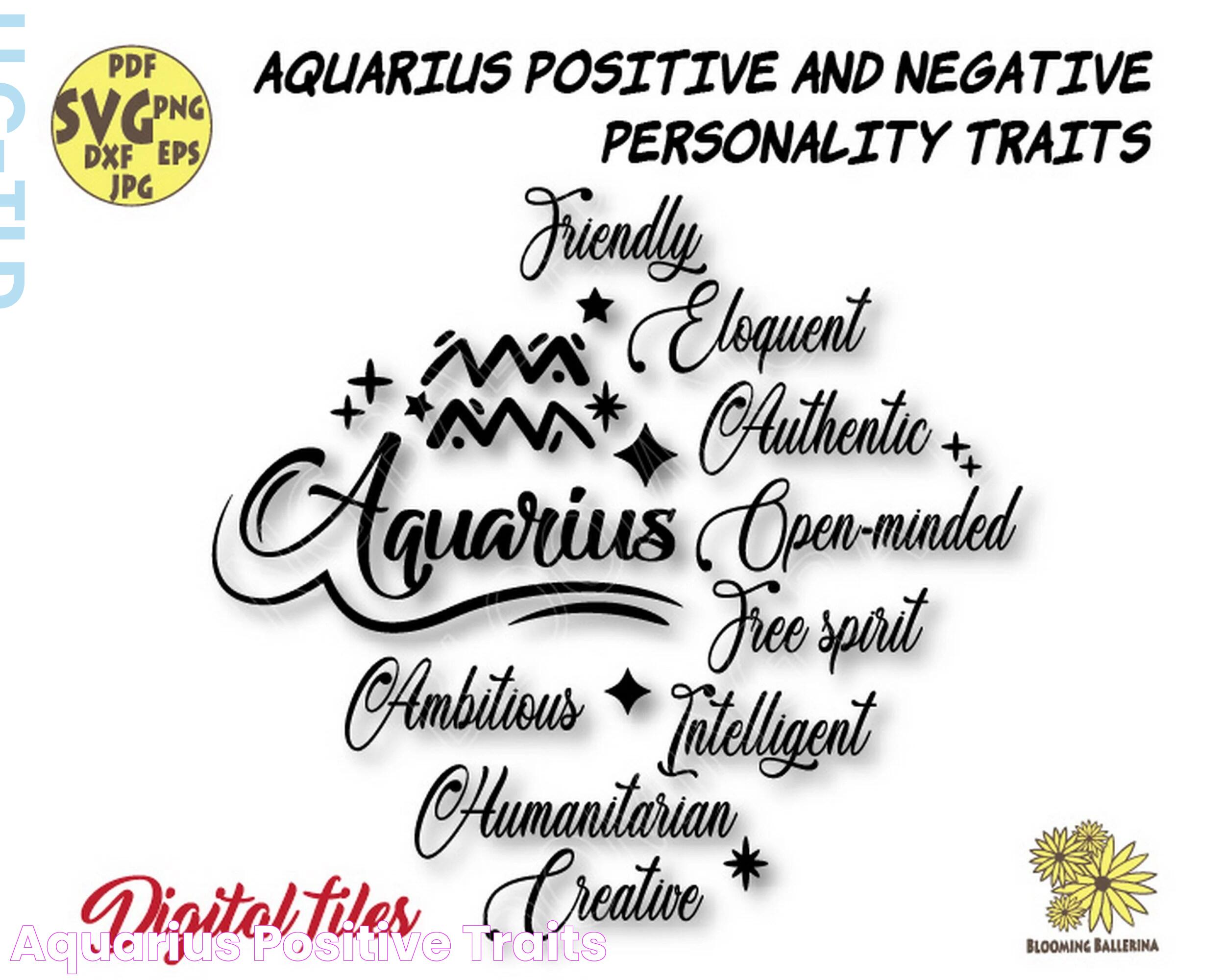 Aquarius Positive Traits