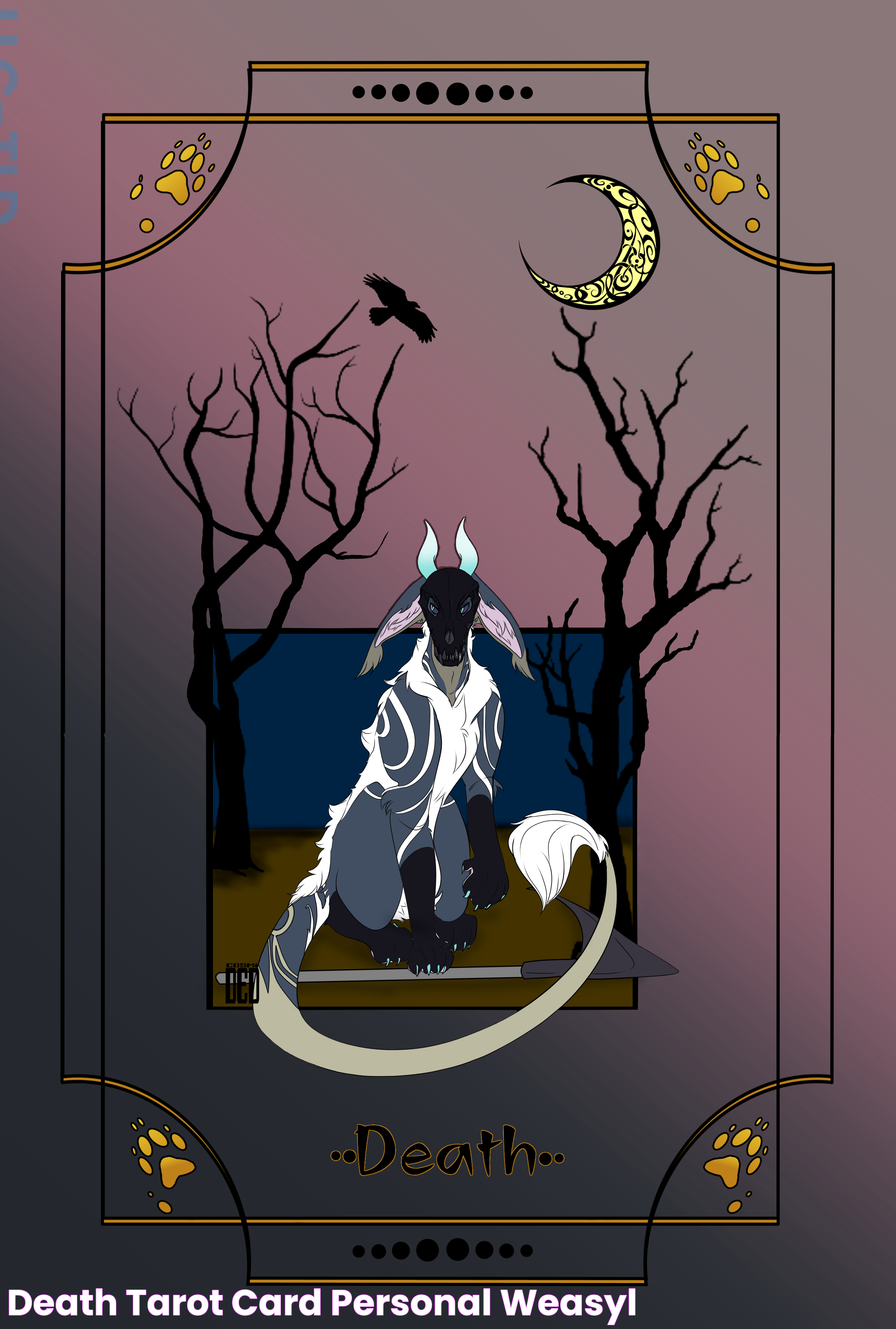 Death Tarot card (personal) — Weasyl