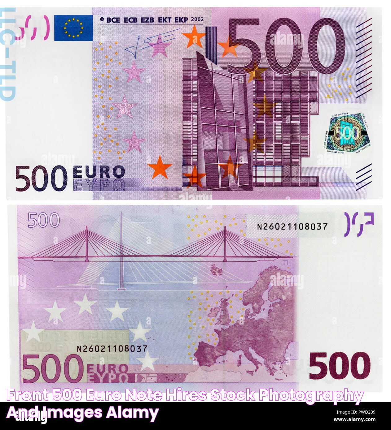 Front 500 euro note hires stock photography and images Alamy