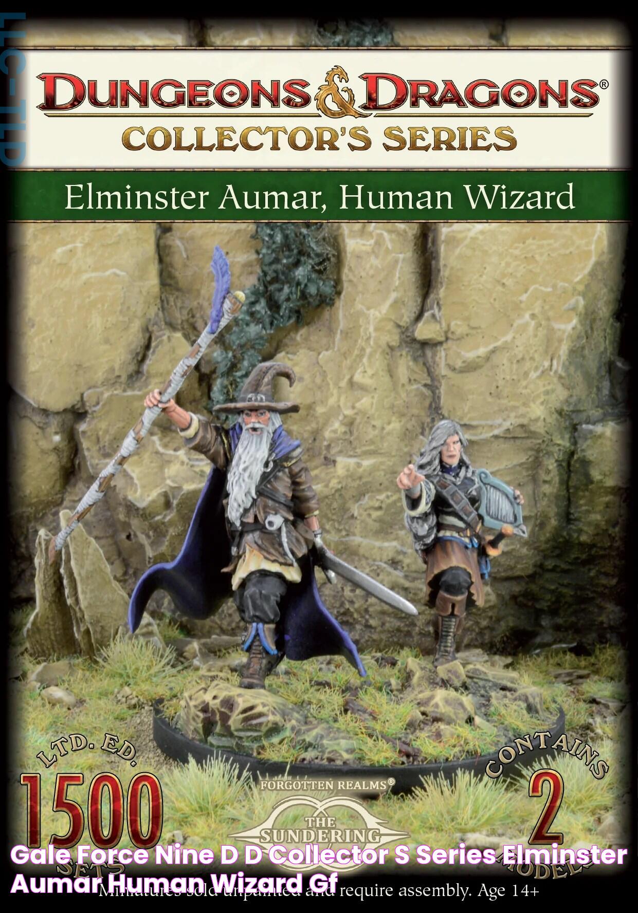 Gale Force Nine D&D Collector's Series Elminster Aumar Human Wizard GF