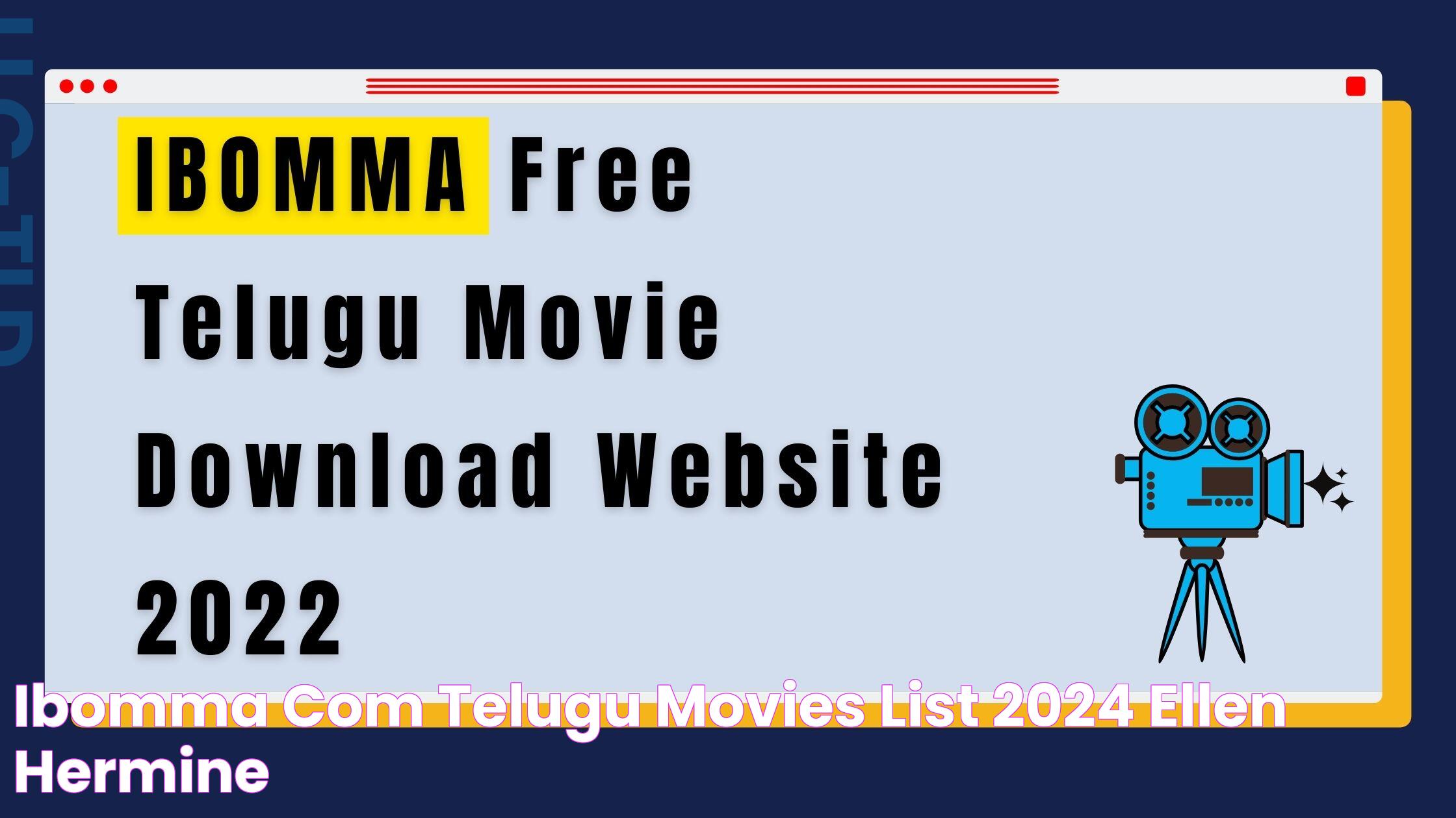 Ibomma.com: Your Ultimate Source For Telugu Movies And Entertainment