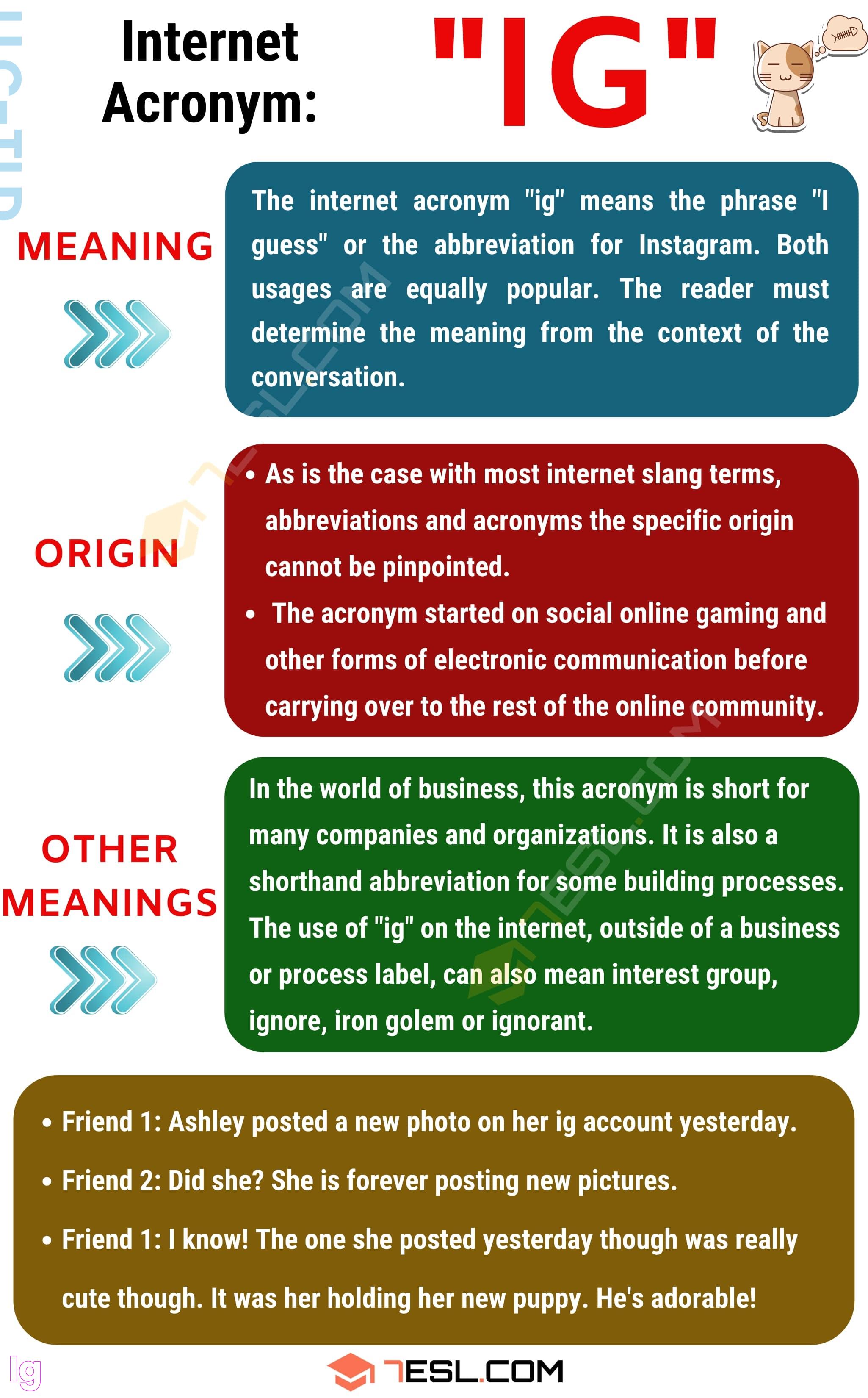 Expand Your Vocabulary: Ig Meaning Text And Its Contextual Usage