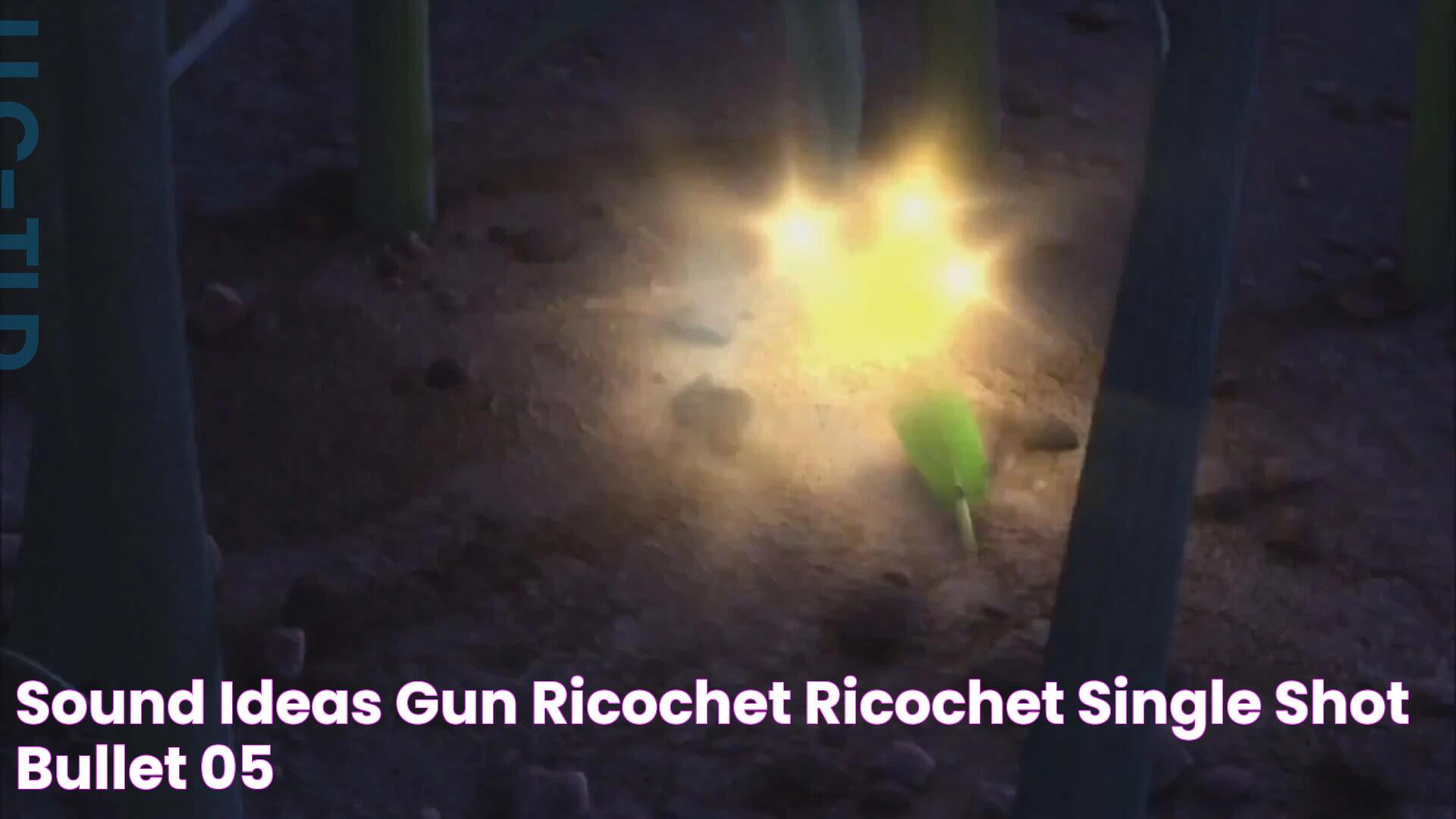 Sound Ideas, GUN, RICOCHET RICOCHET SINGLE SHOT, BULLET 05