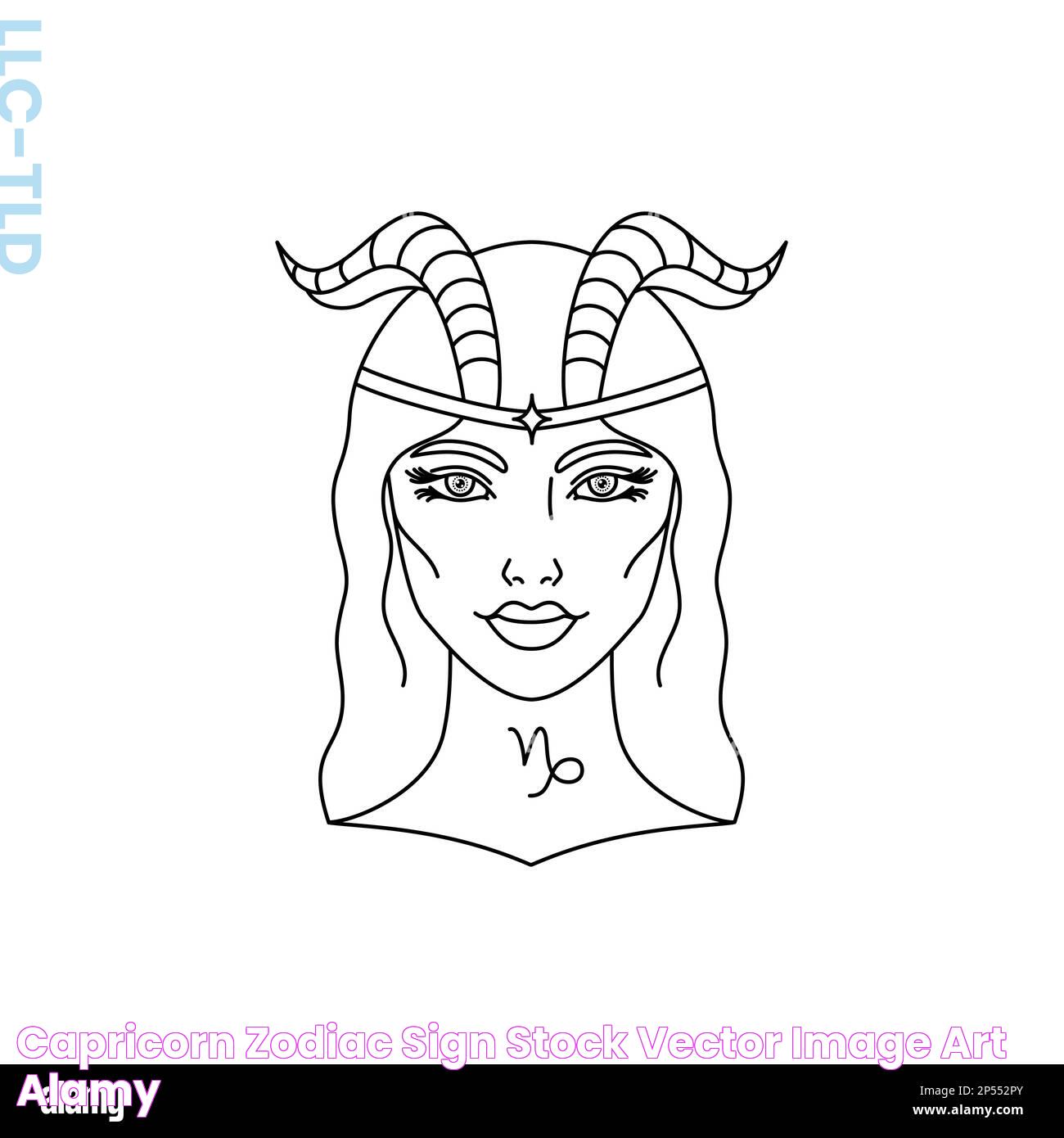 Capricorn zodiac sign Stock Vector Image & Art Alamy