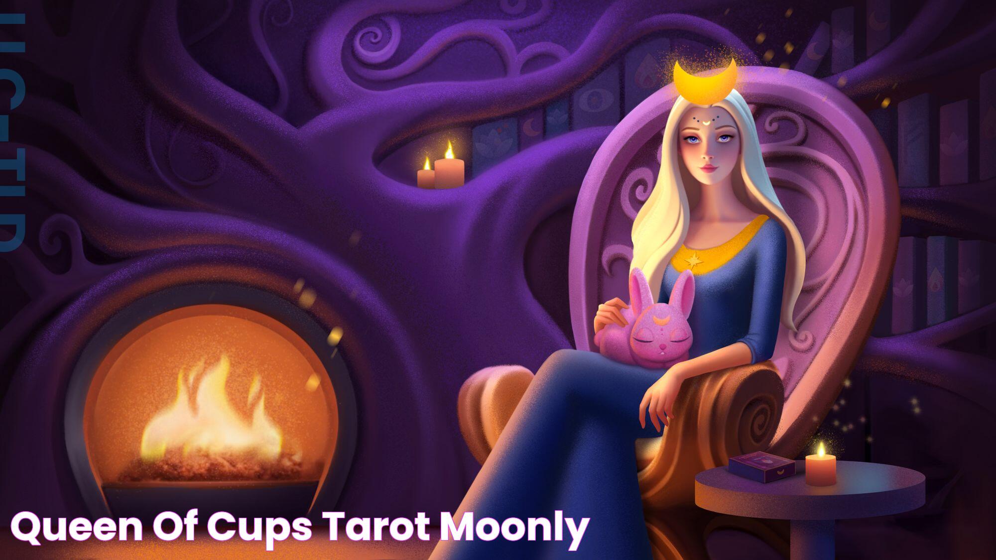 Queen of Cups tarot Moonly