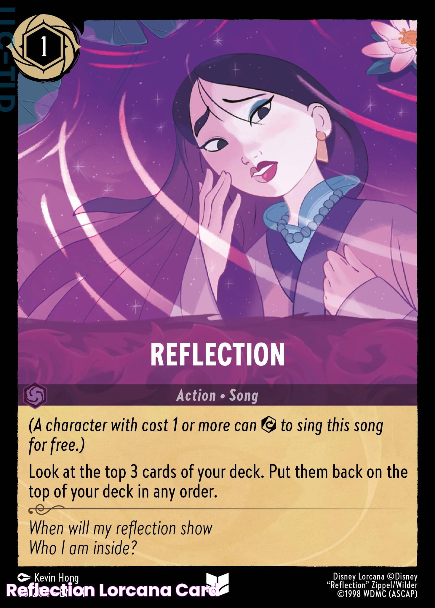 Reflection Lorcana Card