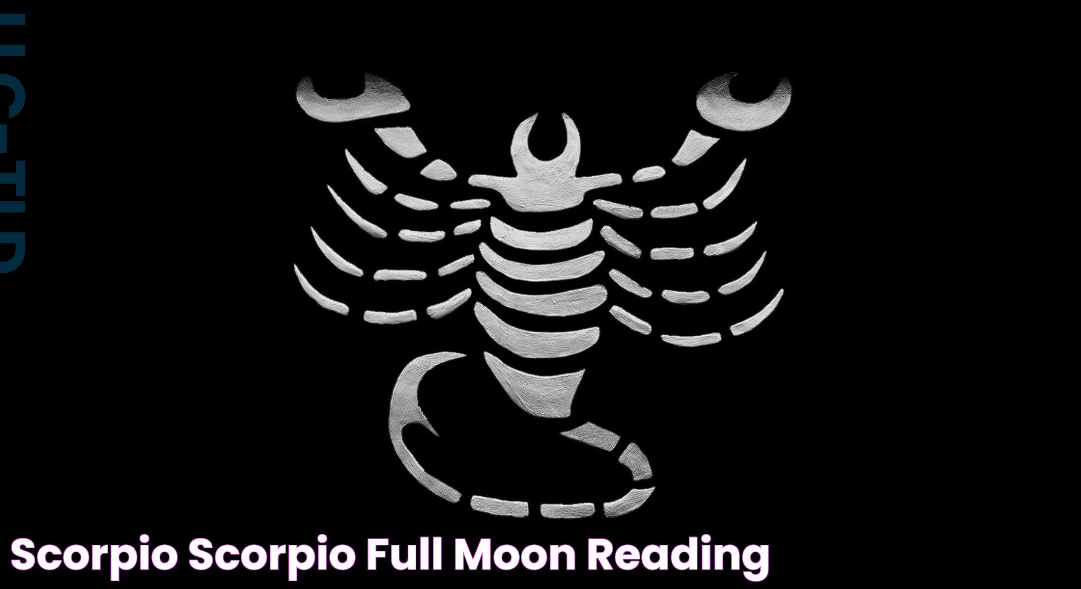 SCORPIO Scorpio Full Moon Reading