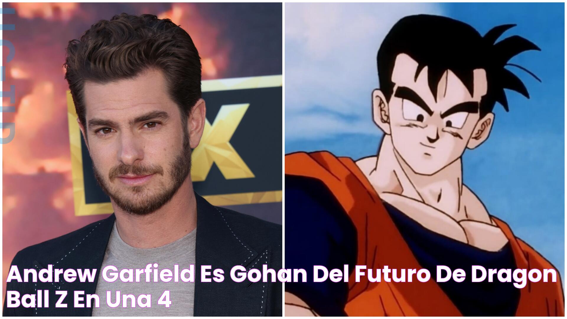 Andrew Garfield es Gohan del futuro de 'Dragon Ball Z' en una