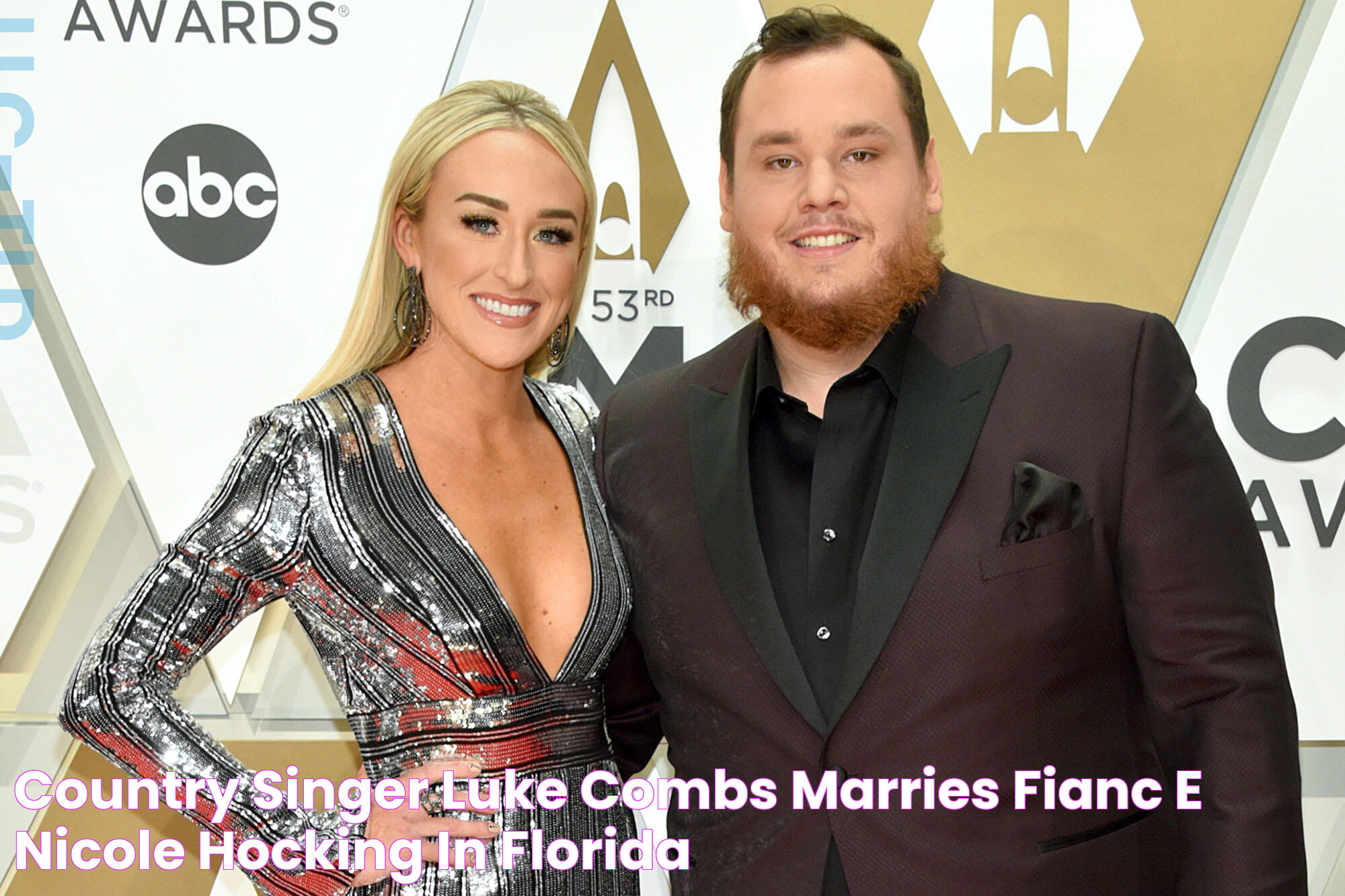 Country singer Luke Combs marries fiancée Nicole Hocking in Florida