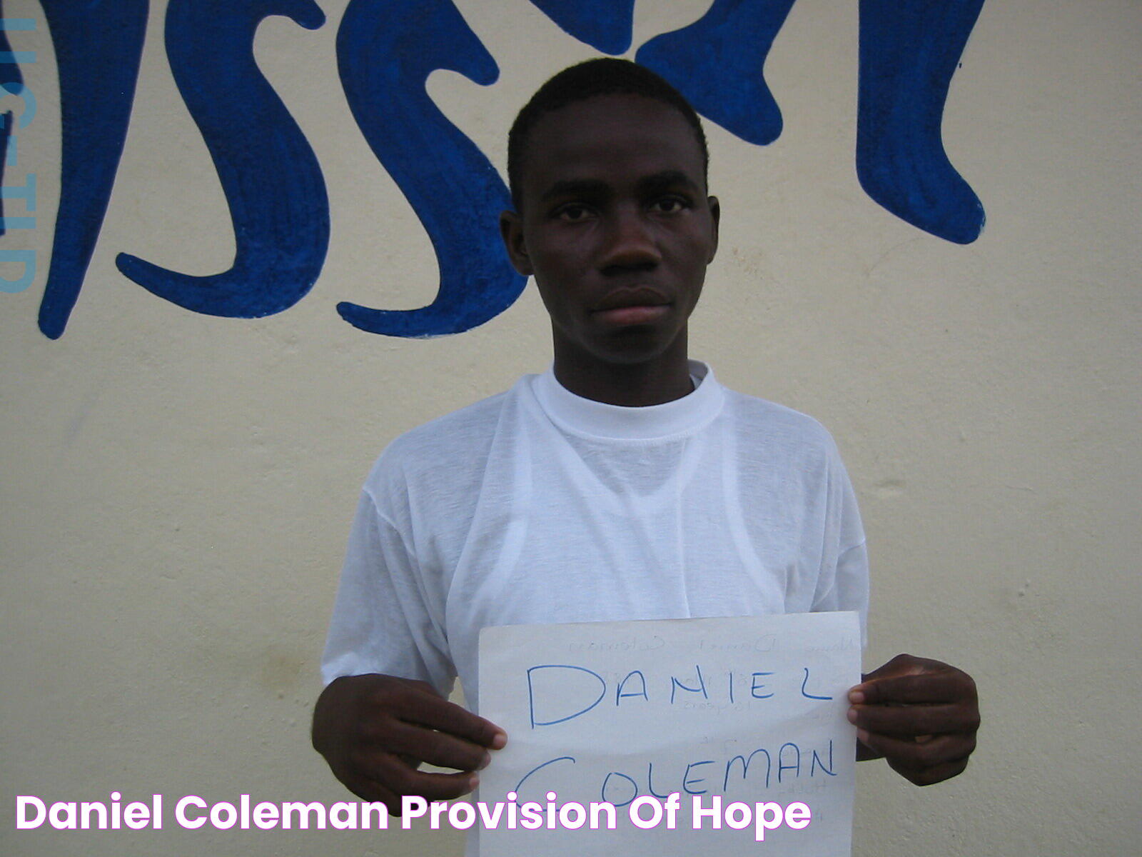 Daniel Coleman Provision of Hope