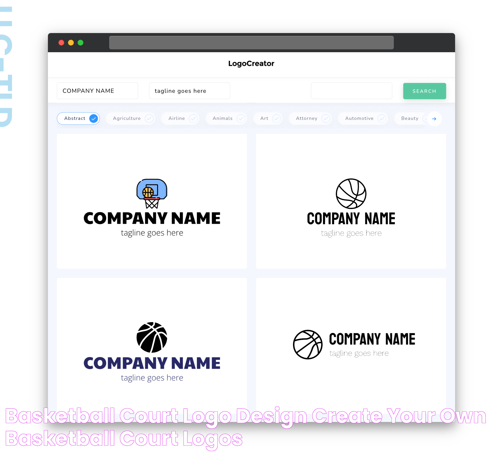 Basketball Court Logo Design Create Your Own Basketball Court Logos