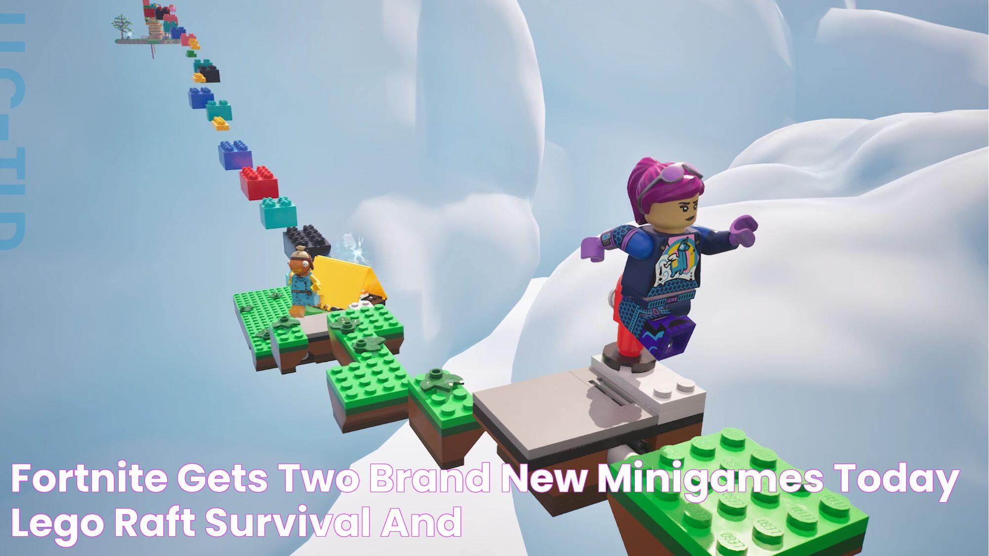 Fortnite gets two brand new minigames today, Lego Raft Survival and