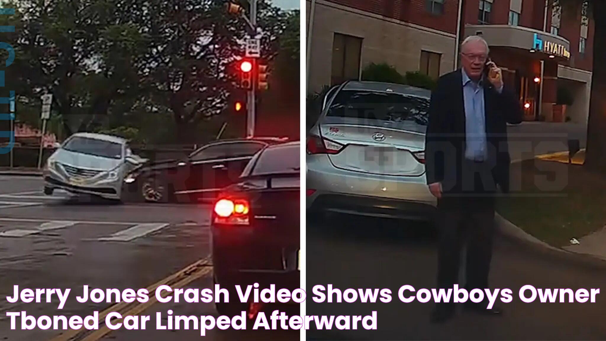 Jerry Jones Crash Video Shows Cowboys Owner TBoned Car, Limped Afterward