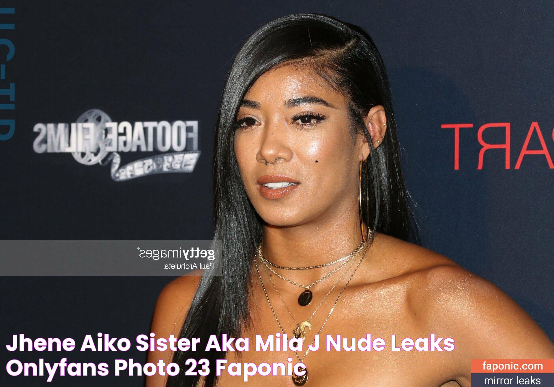 Jhene Aiko Sister aka Mila J Nude Leaks OnlyFans Photo 23 Faponic