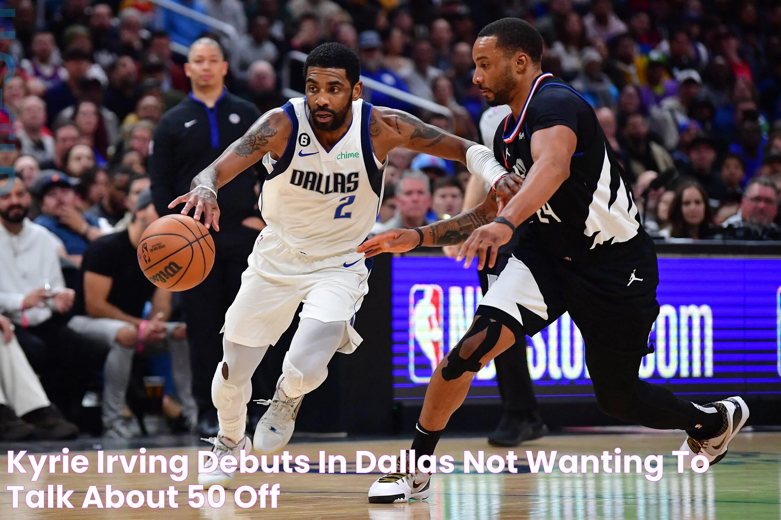 Kyrie Irving Debuts In Dallas Not Wanting To Talk About, 50 OFF