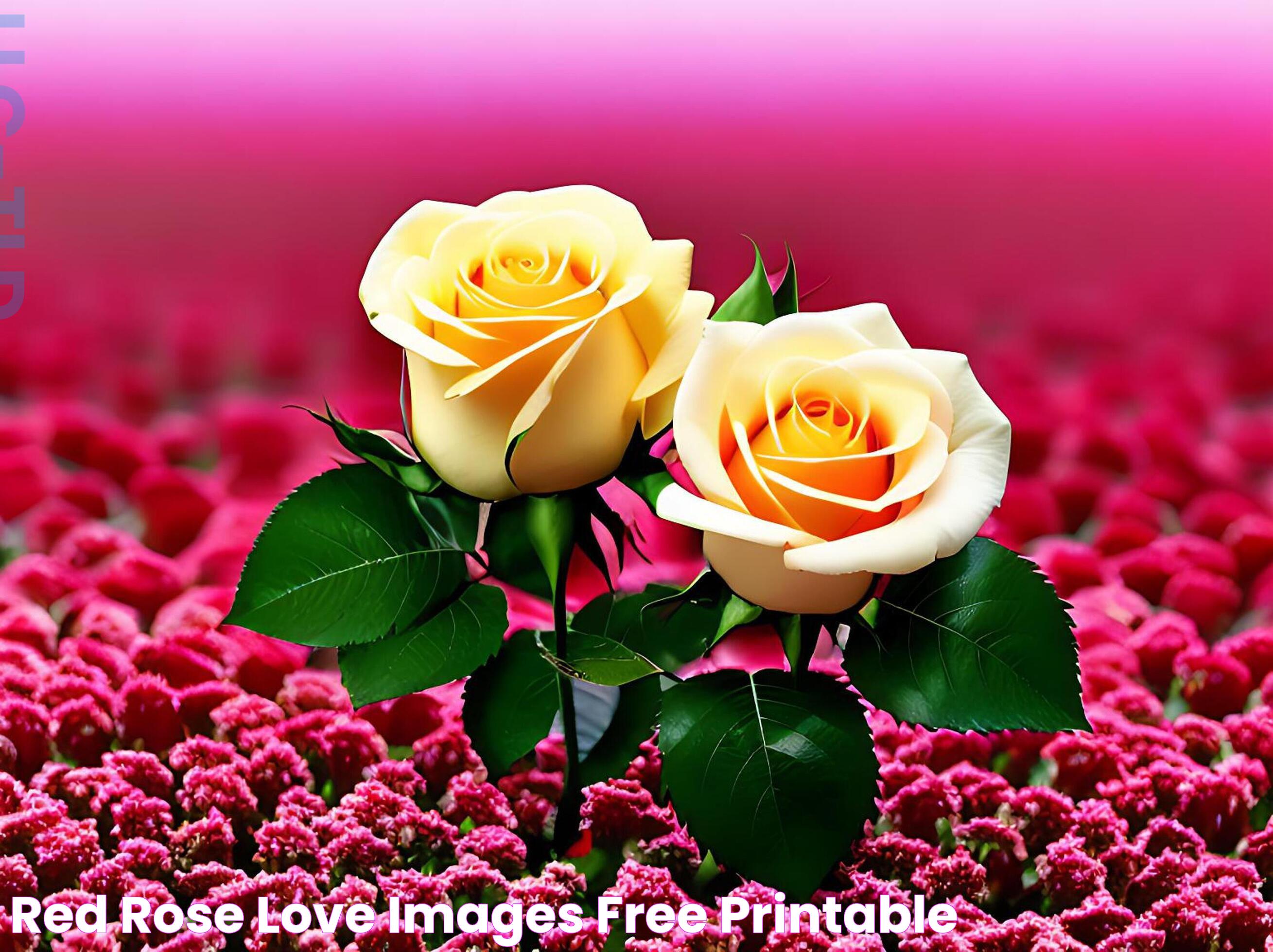 Red Rose Love Images Free Printable