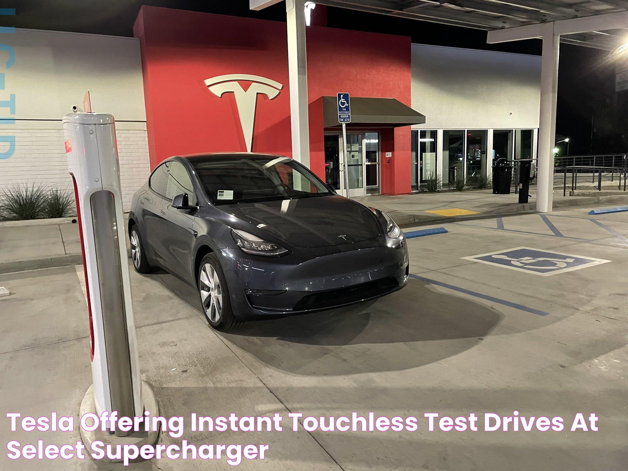 Tesla offering instant touchless test drives at select Supercharger