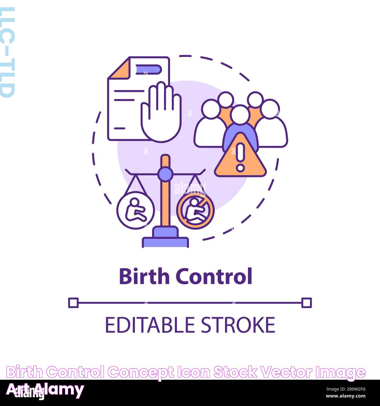 Birth control concept icon Stock Vector Image & Art Alamy