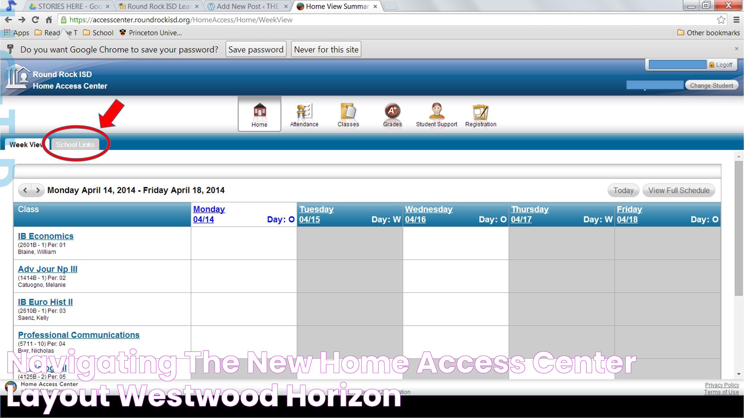 Navigating the New Home Access Center Layout Westwood Horizon